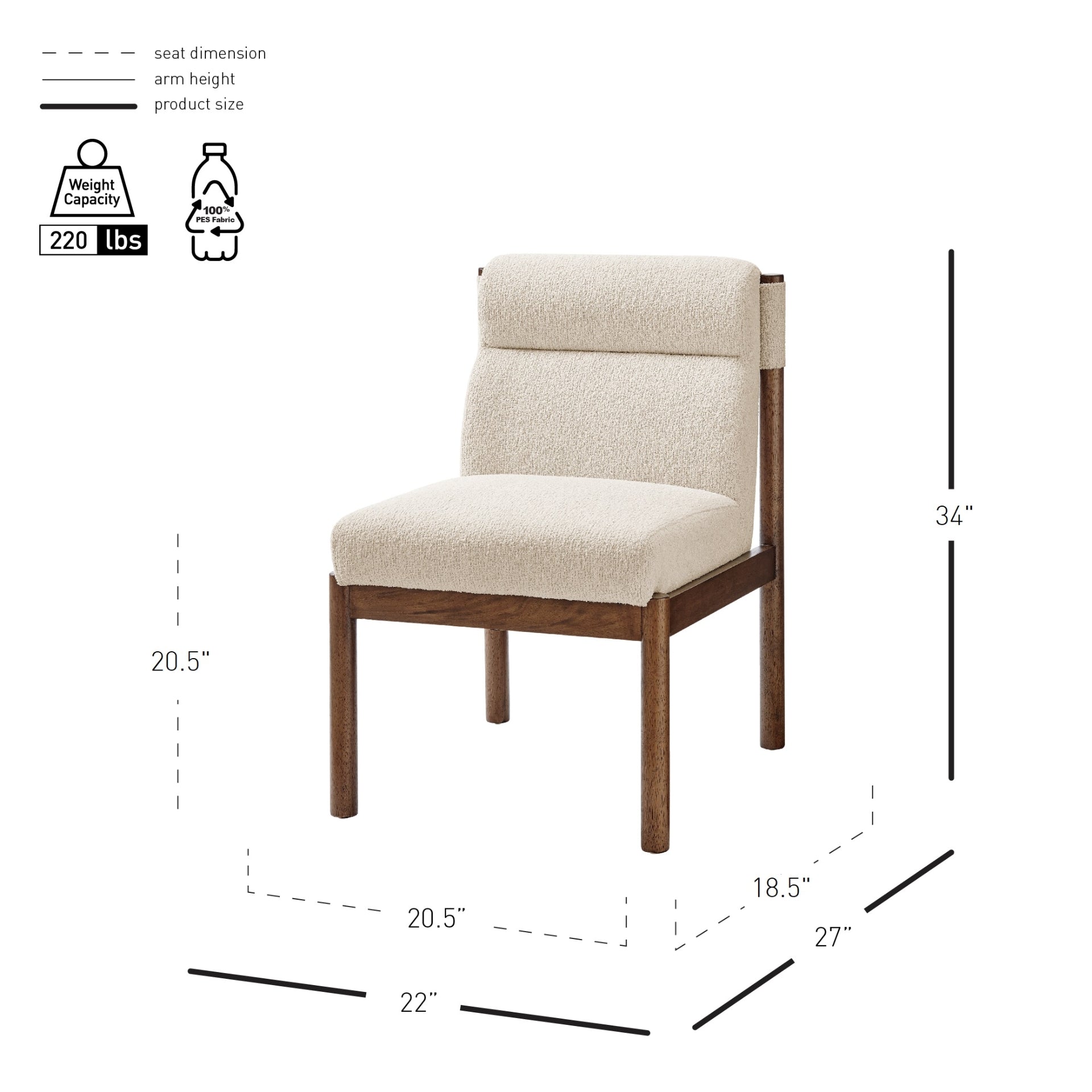 Micah Fabric Dining Side Chair - What A Room