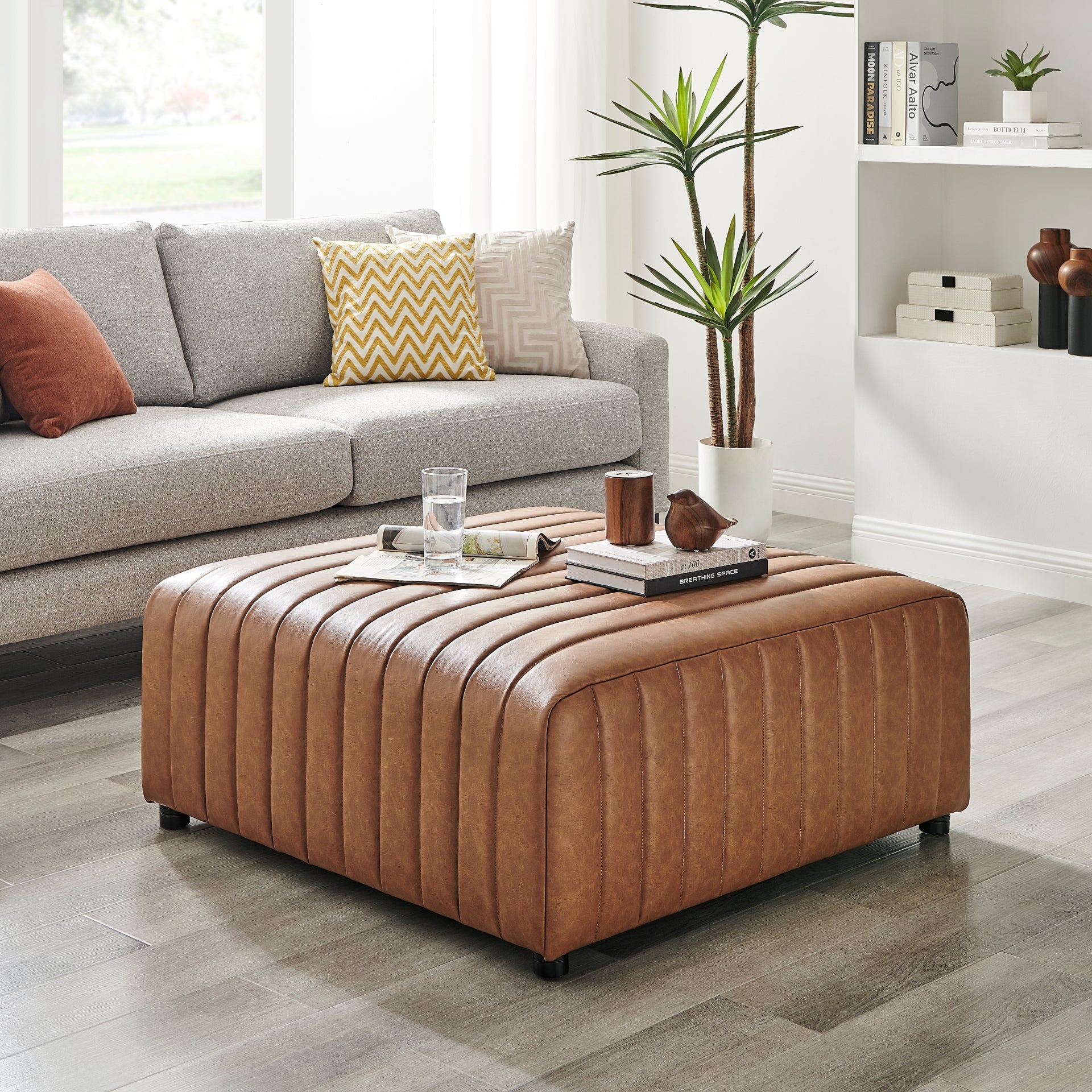 Harland  Square Coffee Table/Ottoman - What A Room