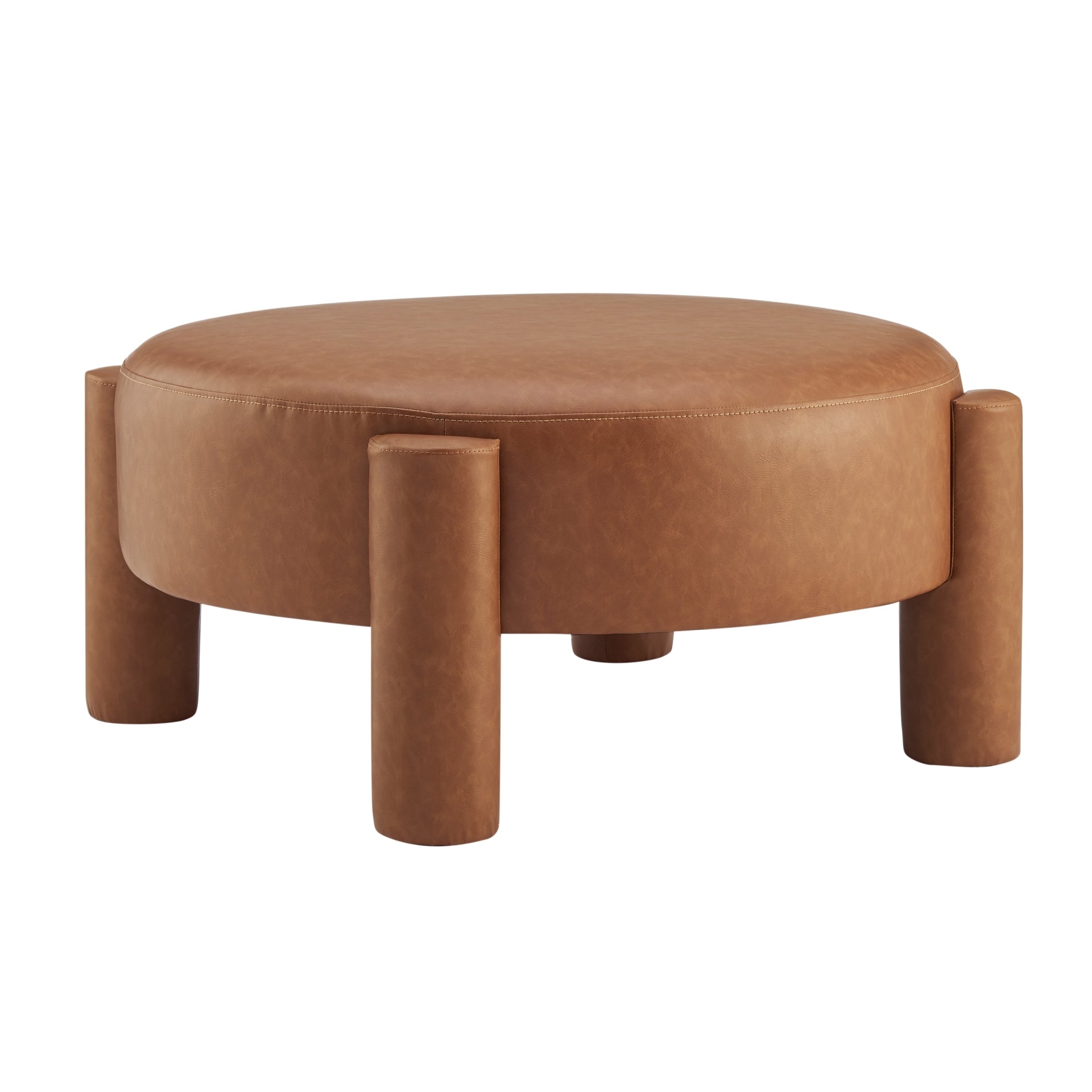 Elora  Round Ottoman - What A Room