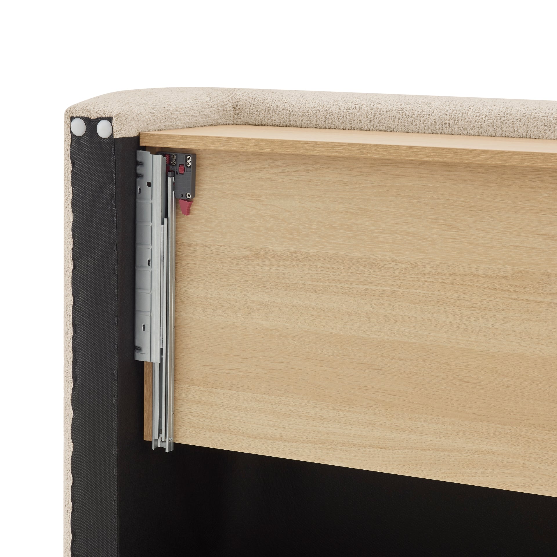 Tammy Boucle Storage Coffee Table/Ottoman - What A Room