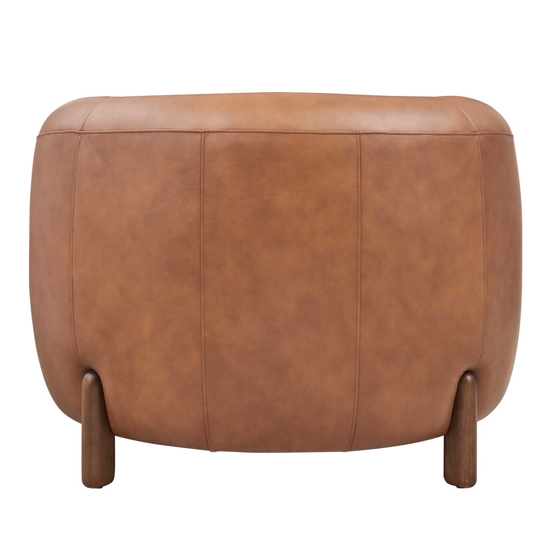 Cordelia Top Grain Leather Accent Arm Chair - What A Room