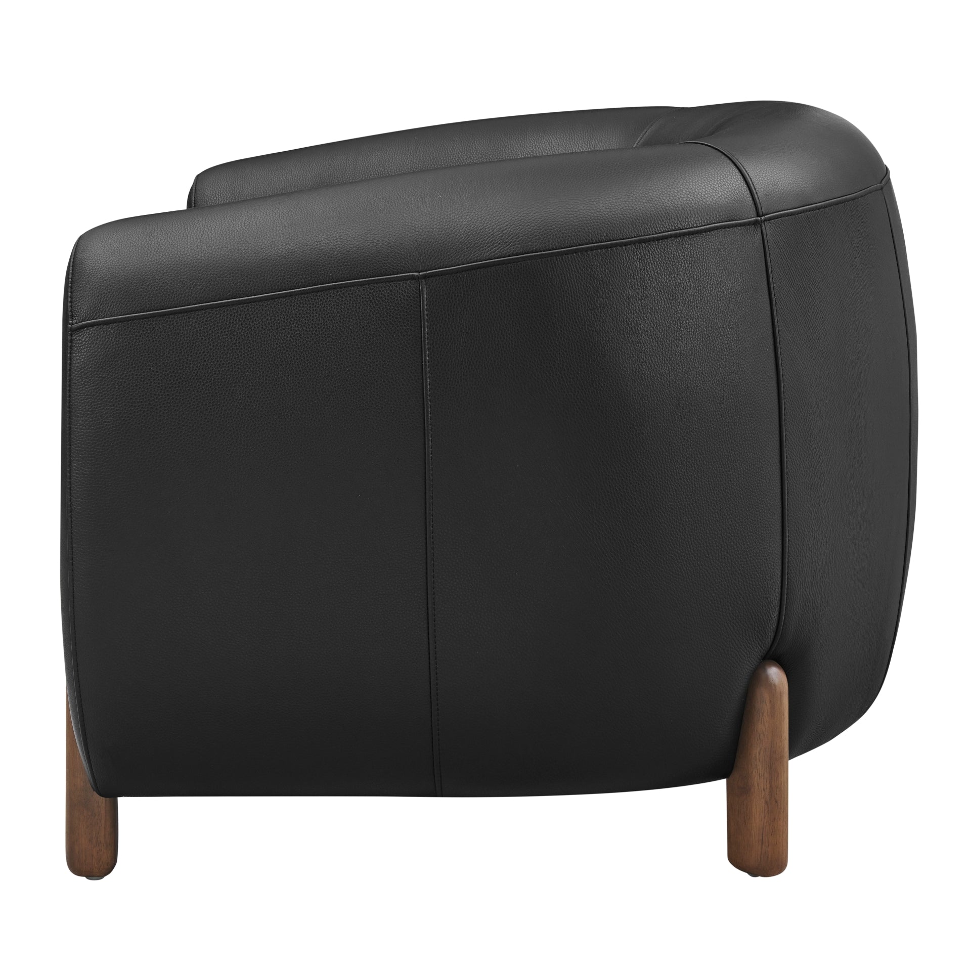 Cordelia Top Grain Leather Accent Arm Chair - What A Room