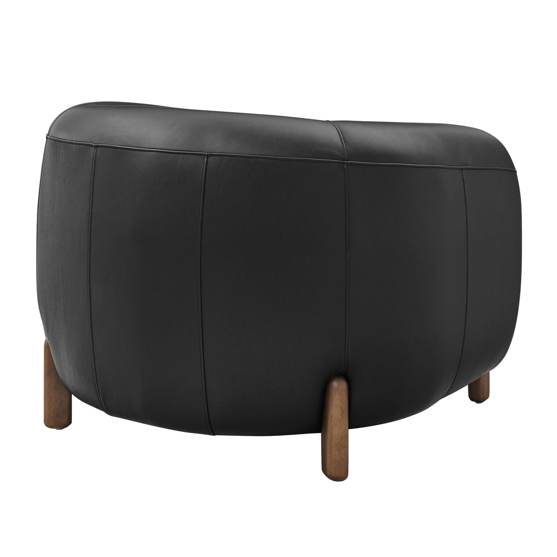Cordelia Top Grain Leather Accent Arm Chair - What A Room