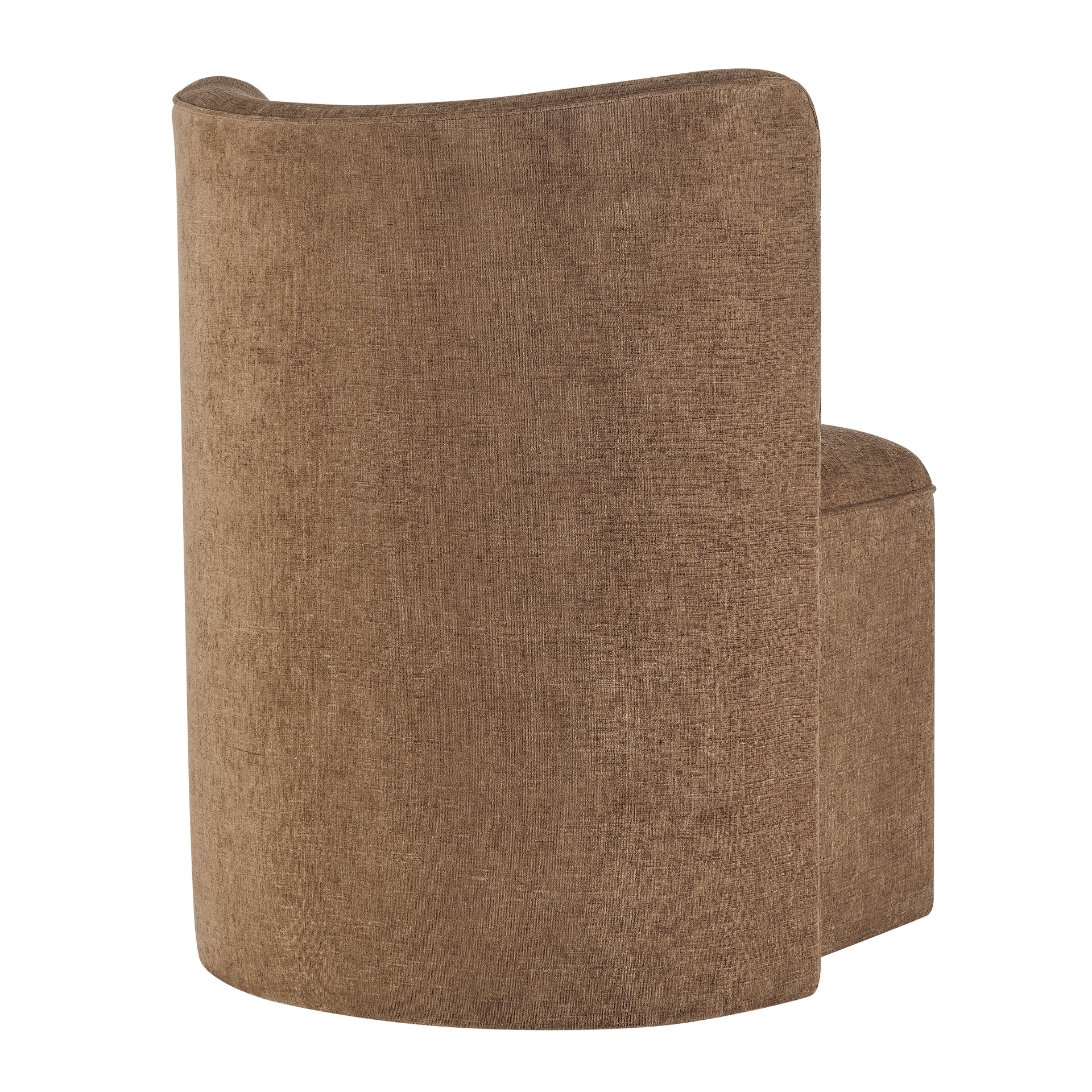 Morraine Chenille Dining Side Chair w/ Casters - What A Room