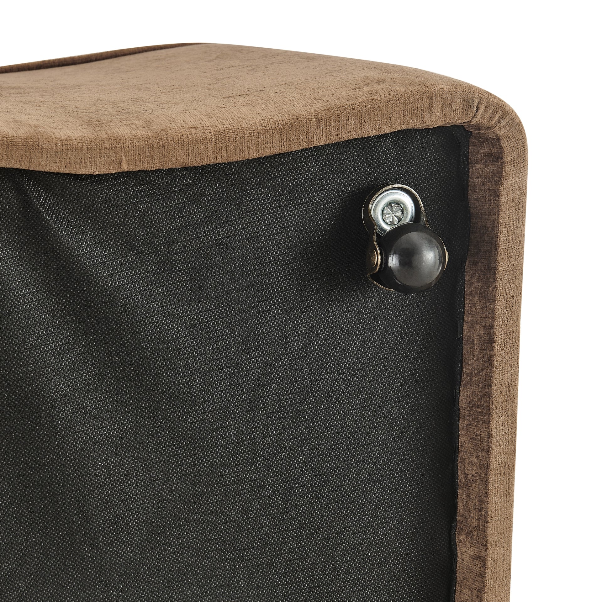 Morraine Chenille Dining Side Chair w/ Casters - What A Room