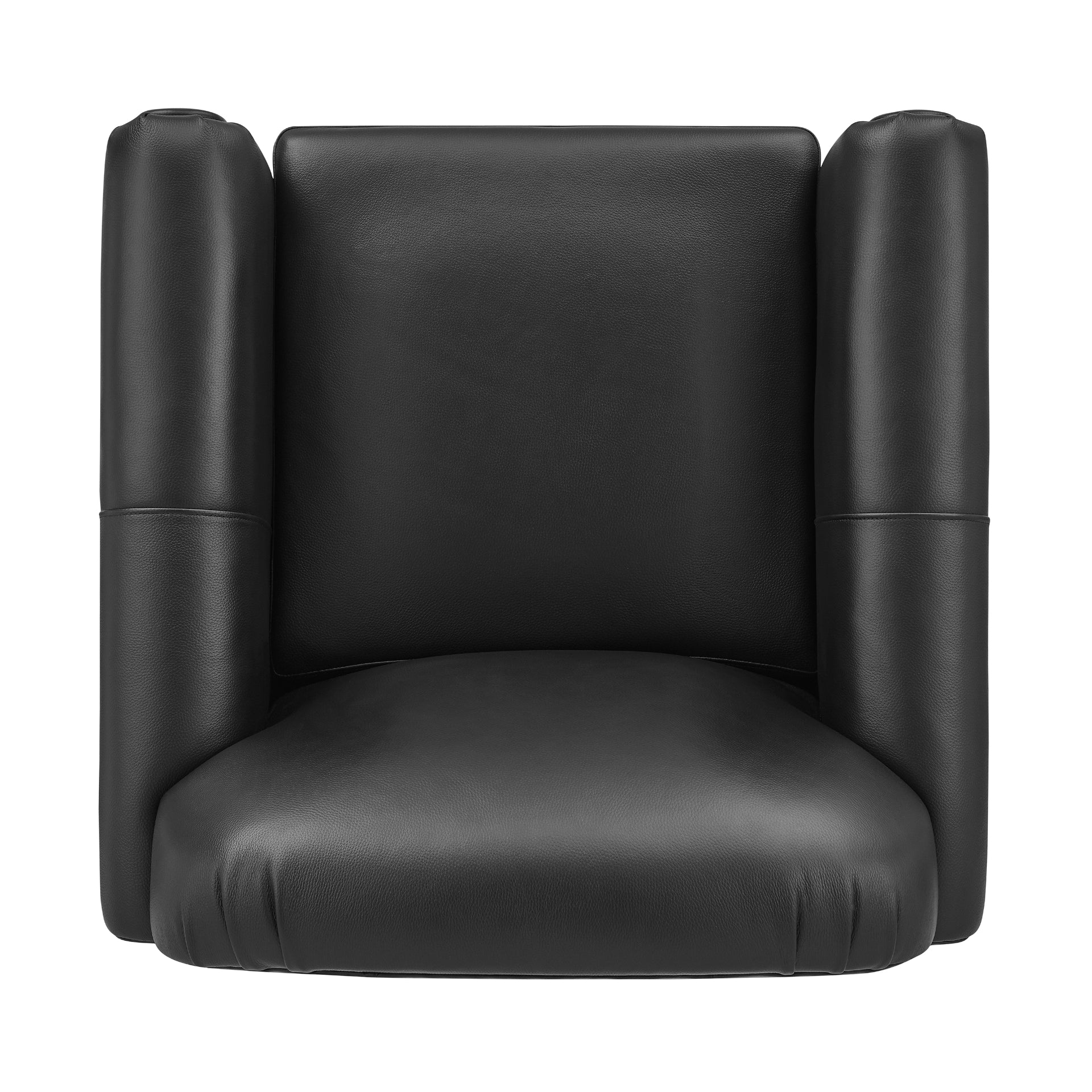 Grandora Top Grain Leather Accent Arm Chair - What A Room