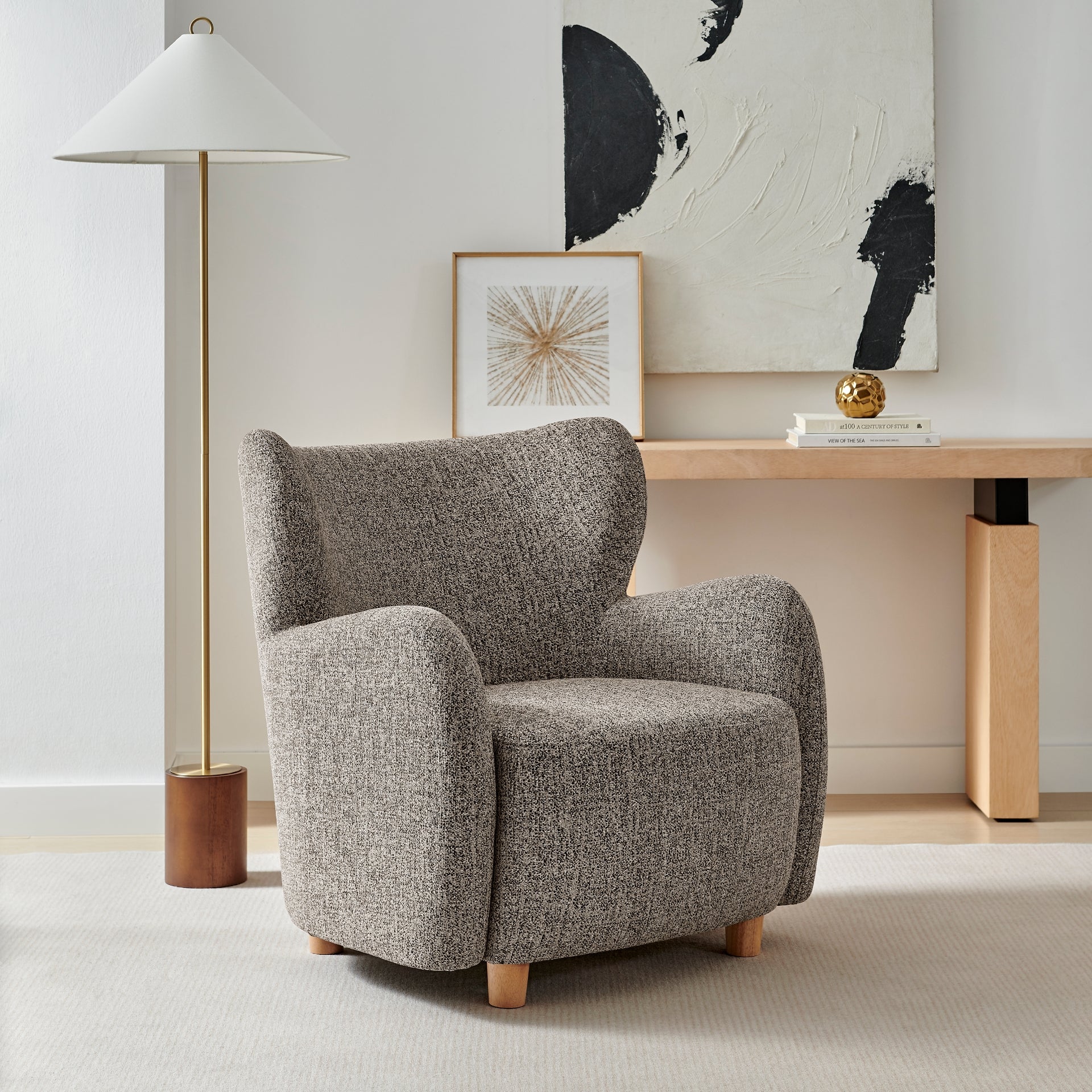 Tiffany Chenille Accent Arm Chair - What A Room
