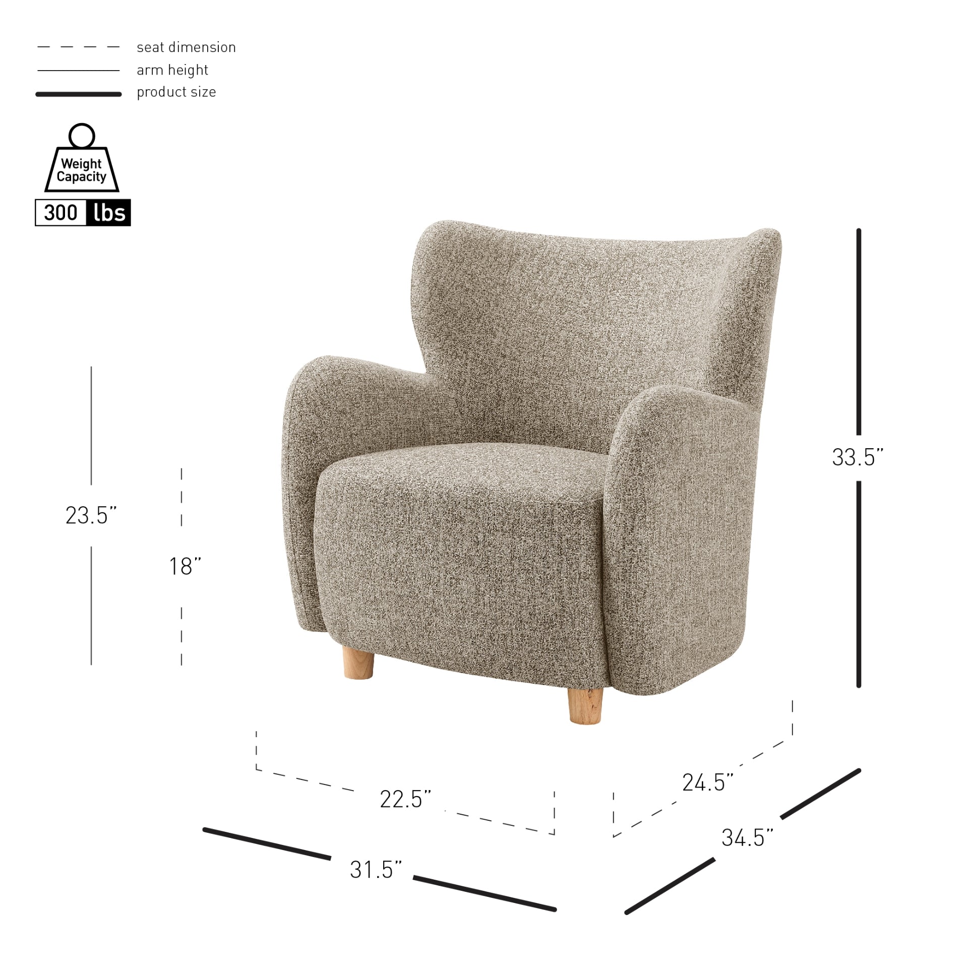 Tiffany Chenille Accent Arm Chair - What A Room