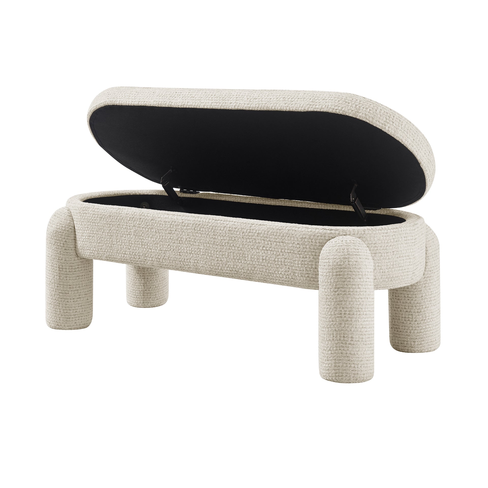 Bowden Chenille Storage Bench - What A Room