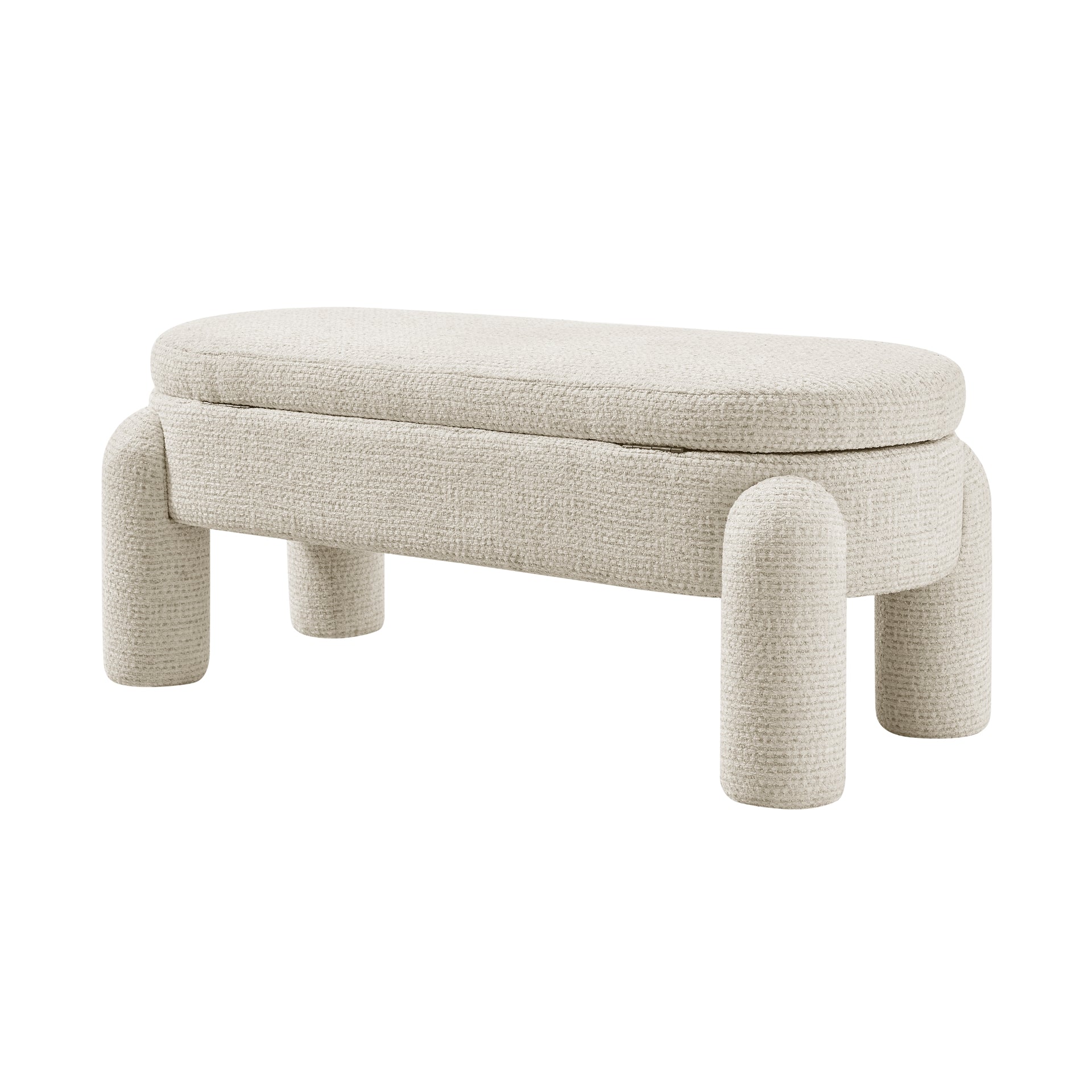 Bowden Chenille Storage Bench - What A Room