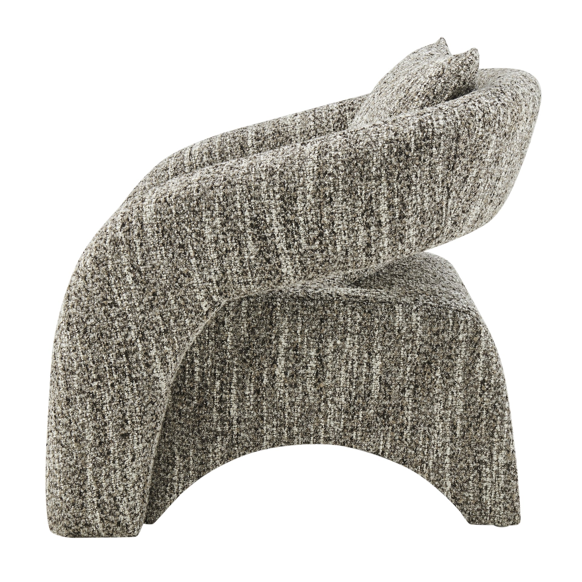 Lunessa Boucle Accent Arm Chair - What A Room