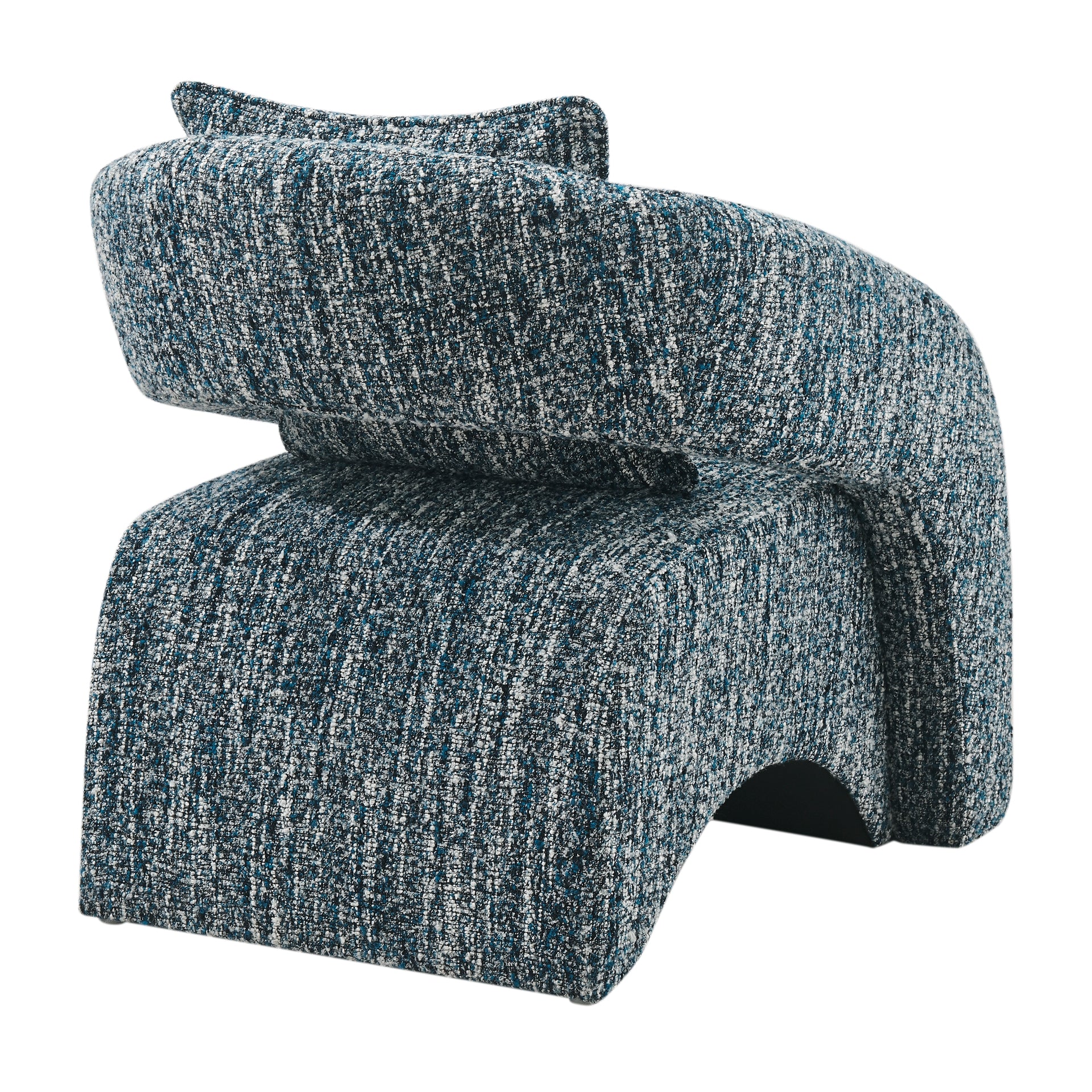 Lunessa Boucle Accent Arm Chair - What A Room