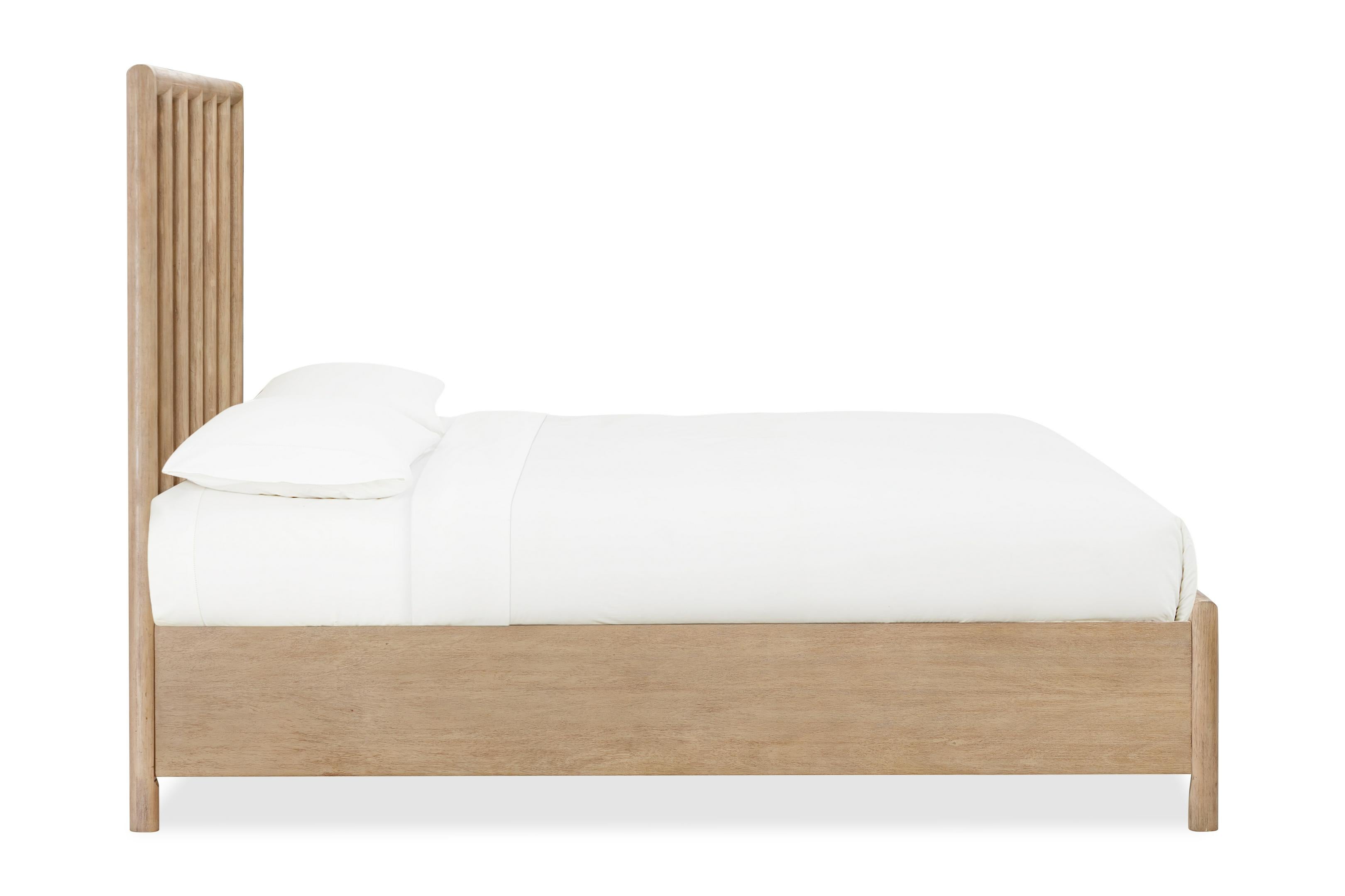 Dorsey Wooden Two Drawer Storage Bed in Granola - What A Room