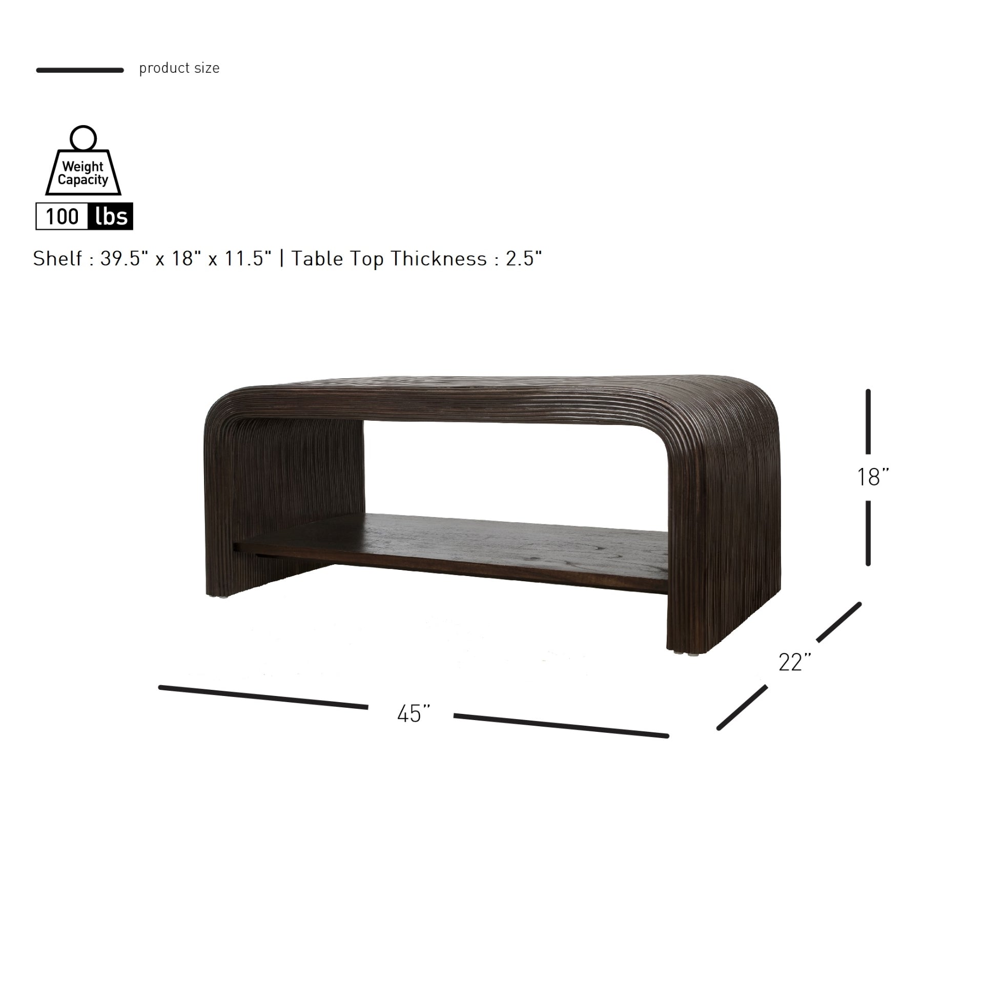 Kyran Rattan Coffee Table - What A Room