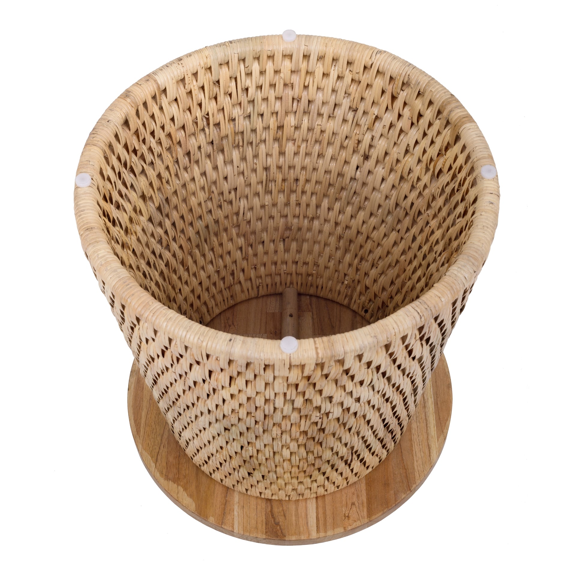 Kamari Rattan Side/End Table w/ Wood Top - What A Room