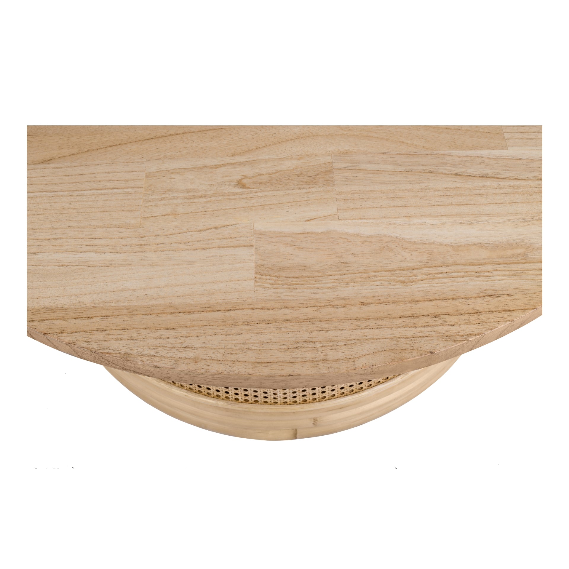 Brisa Rattan Coffee Table w/ Wood Top - What A Room
