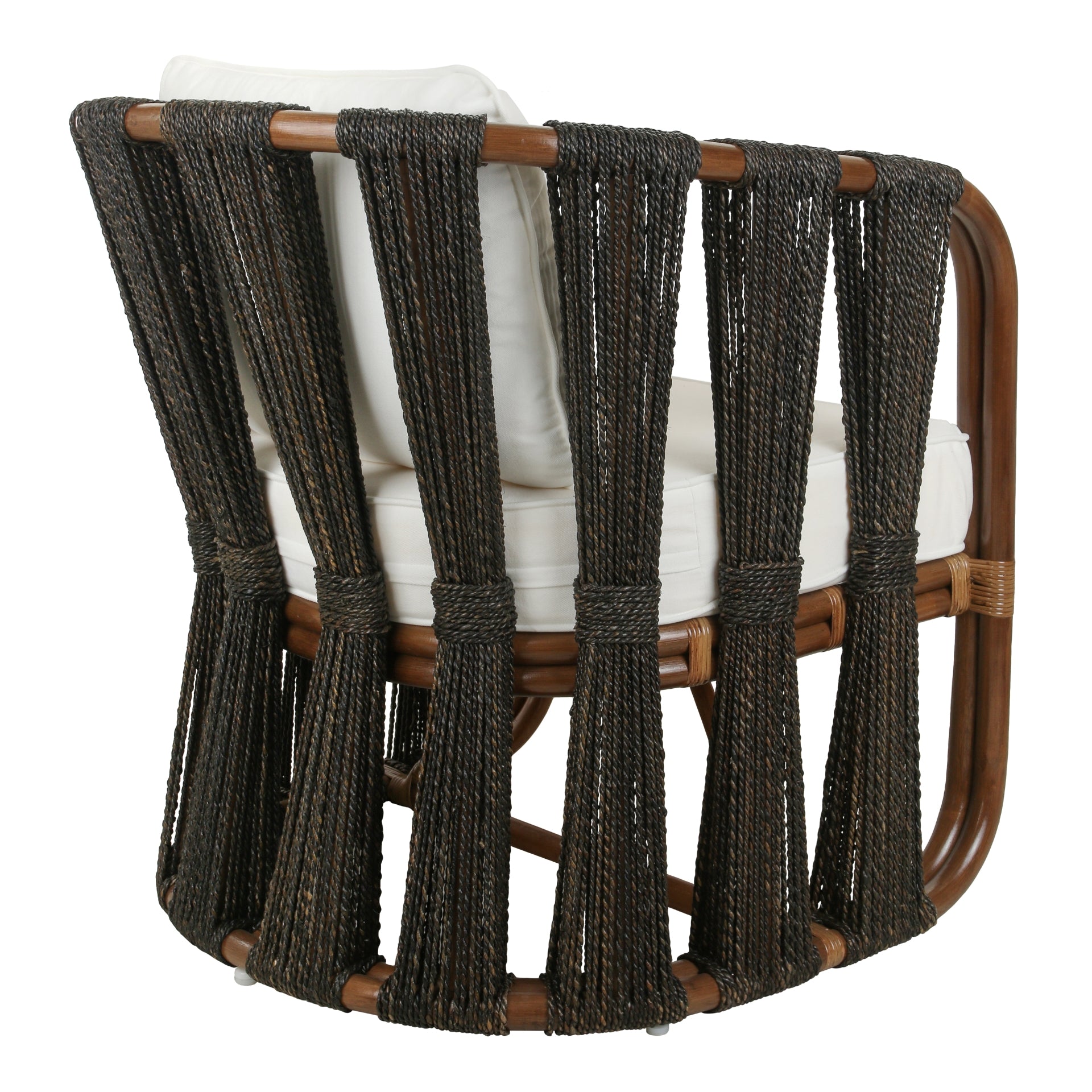 Shanaya Rattan Accent Arm Chair w/ Abaca - What A Room