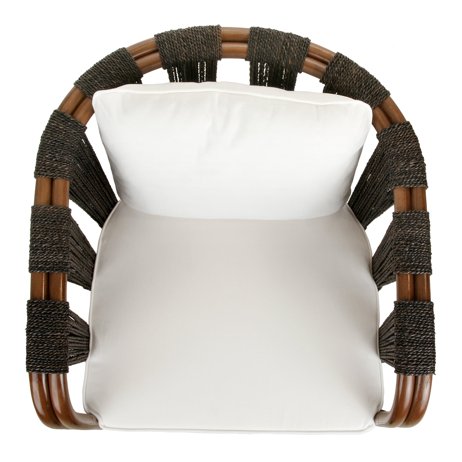 Shanaya Rattan Accent Arm Chair w/ Abaca - What A Room
