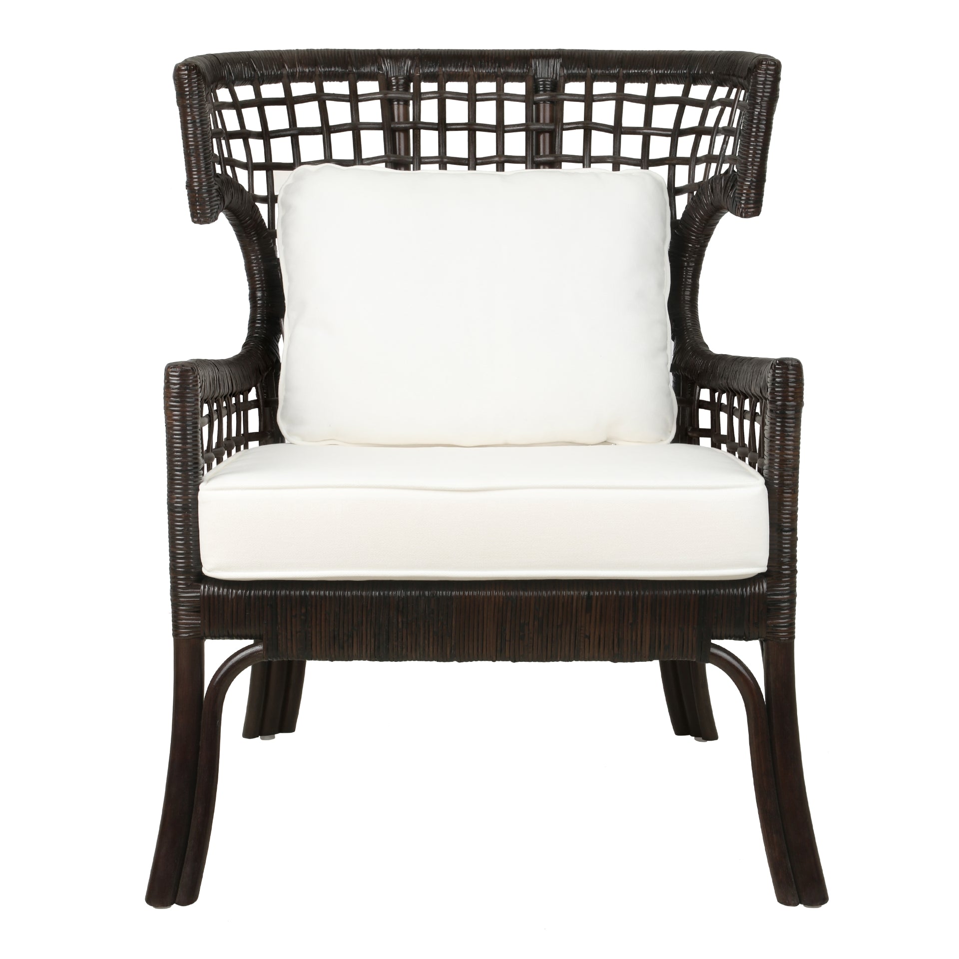 Zelma Rattan Accent Arm Chair - What A Room