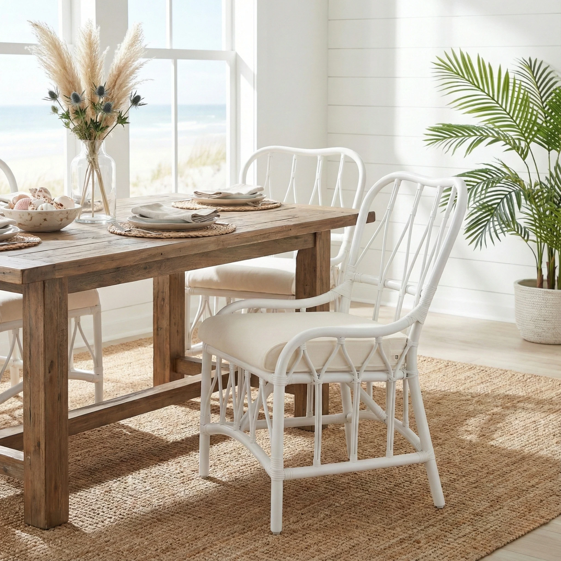 Ayanna Rattan Dining Side Chair - What A Room