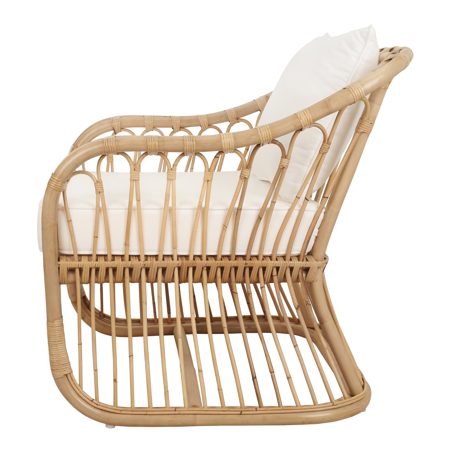 Maeva Rattan Accent Arm Chair - What A Room