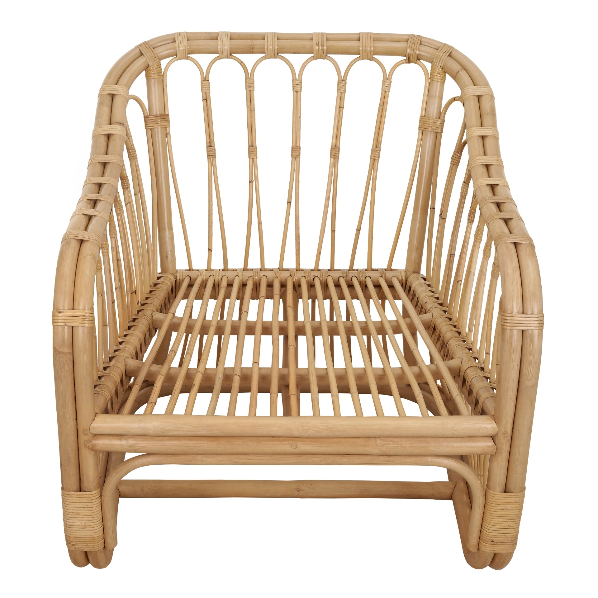 Maeva Rattan Accent Arm Chair - What A Room