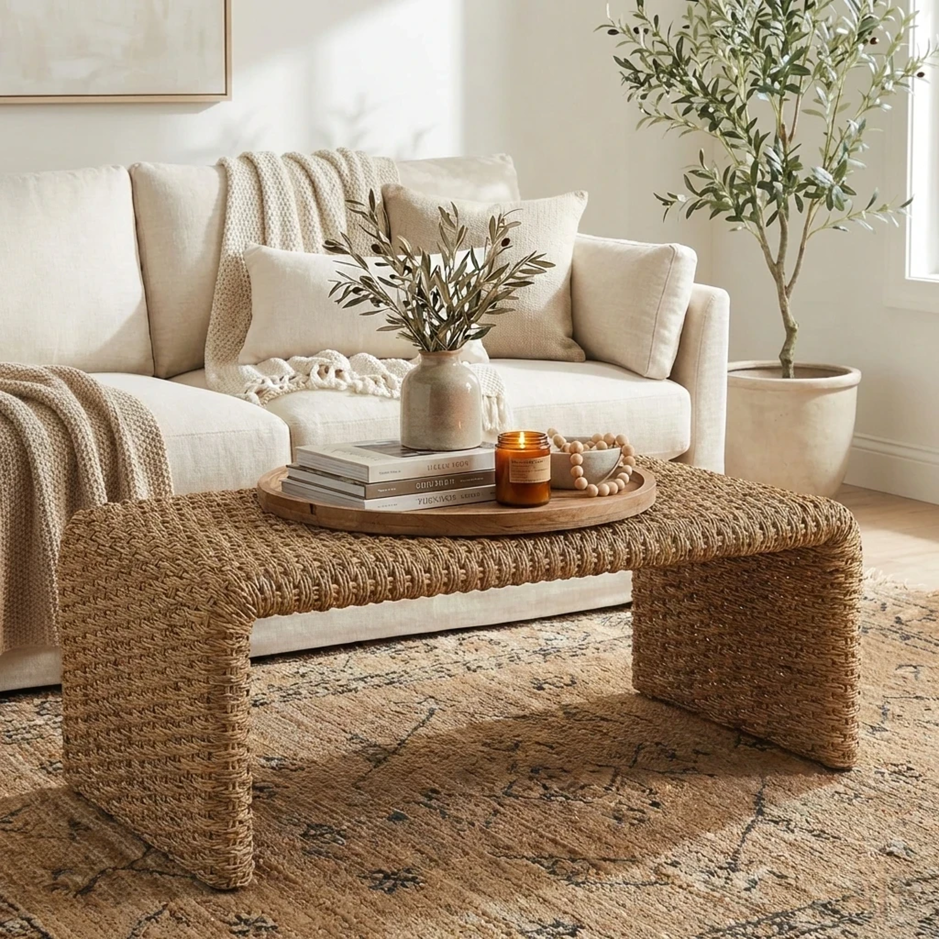 Vaine Abaca Coffee Table - What A Room