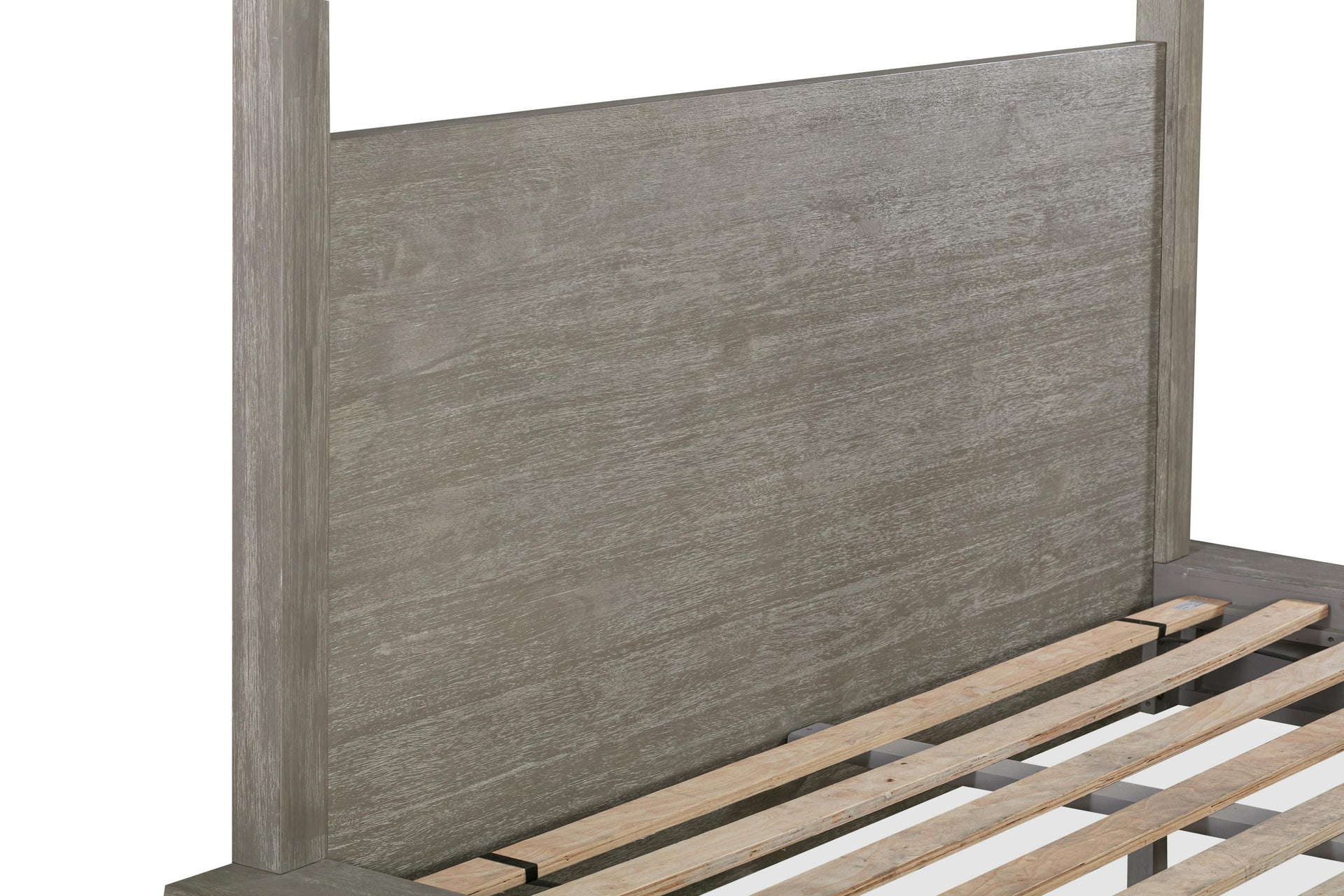 Melbourne Wood Canopy Bed in Mineral - What A Room