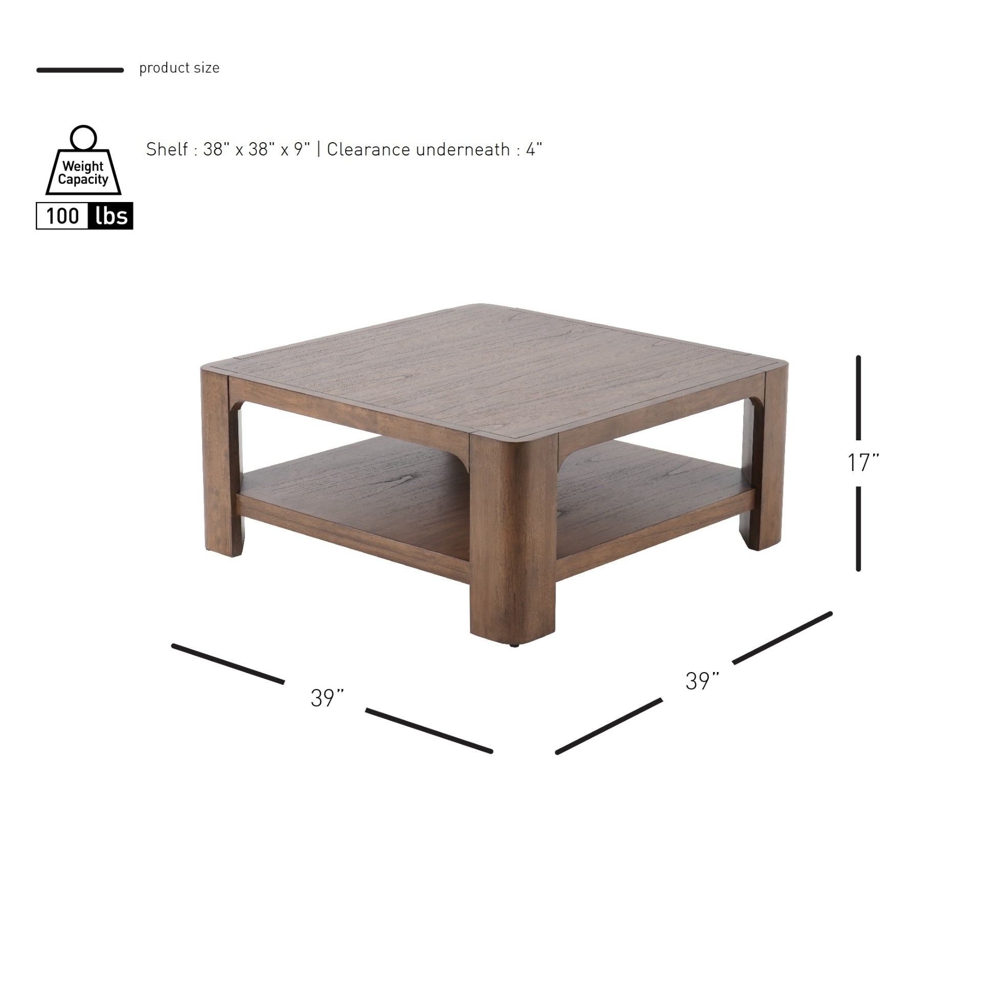 Trevin Square Coffee Table - What A Room