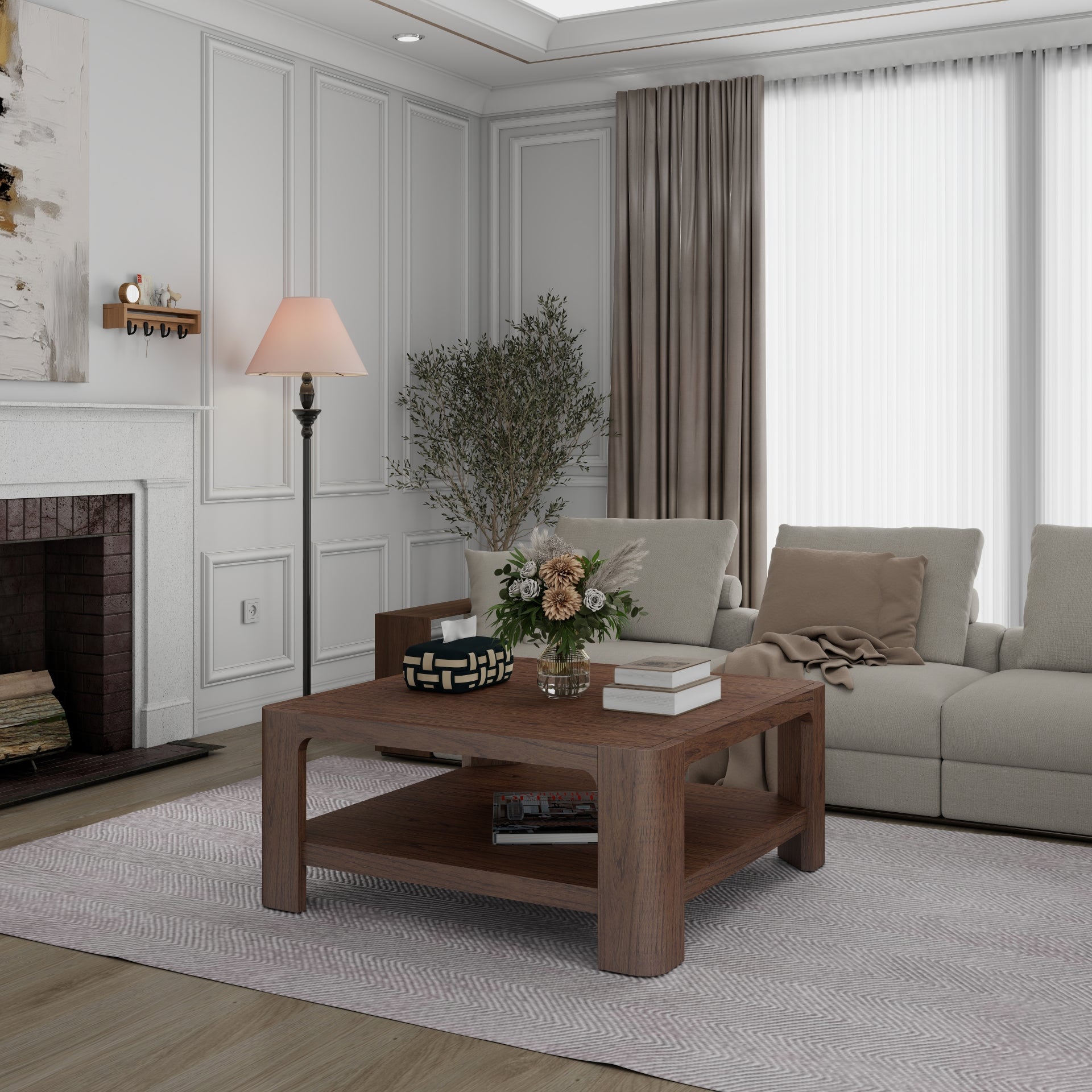 Trevin Square Coffee Table - What A Room