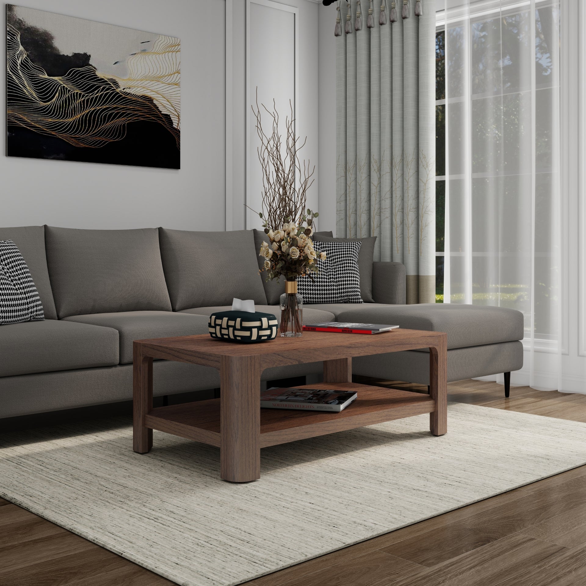 Trevin Rectangular Coffee Table - What A Room