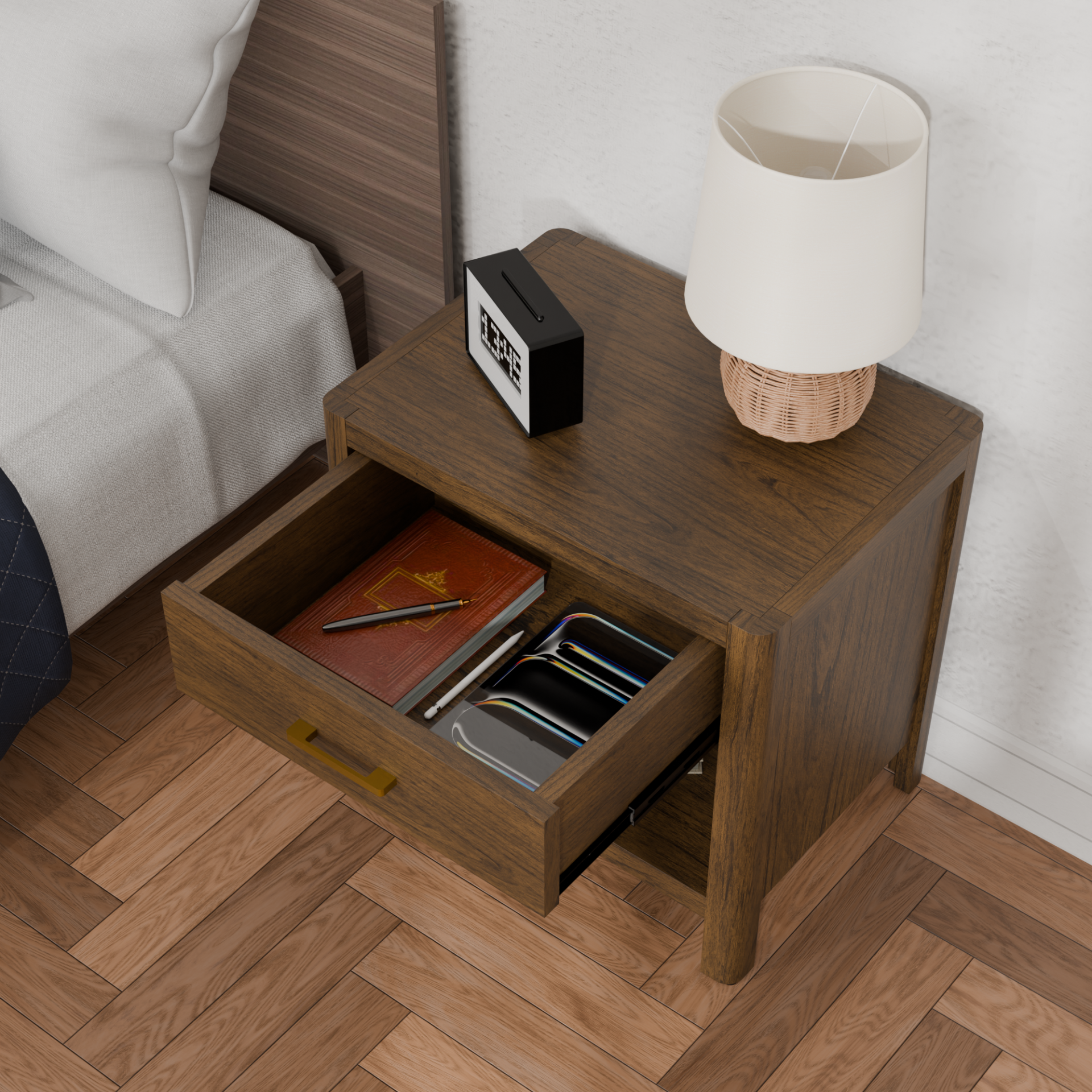 Trevin Nighstand/Side Table - What A Room