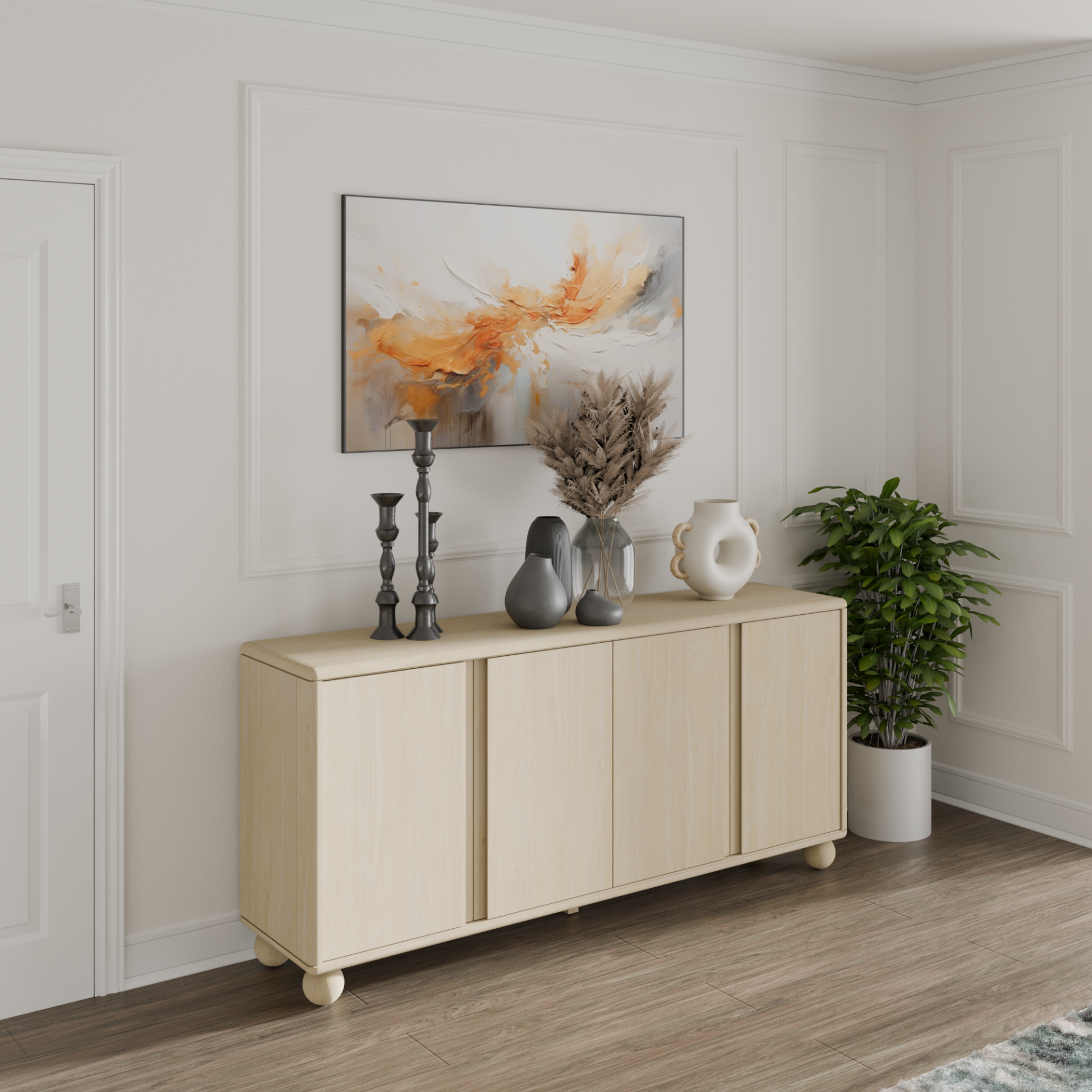Harlyn Buffet/Sideboard 4 Doors - What A Room