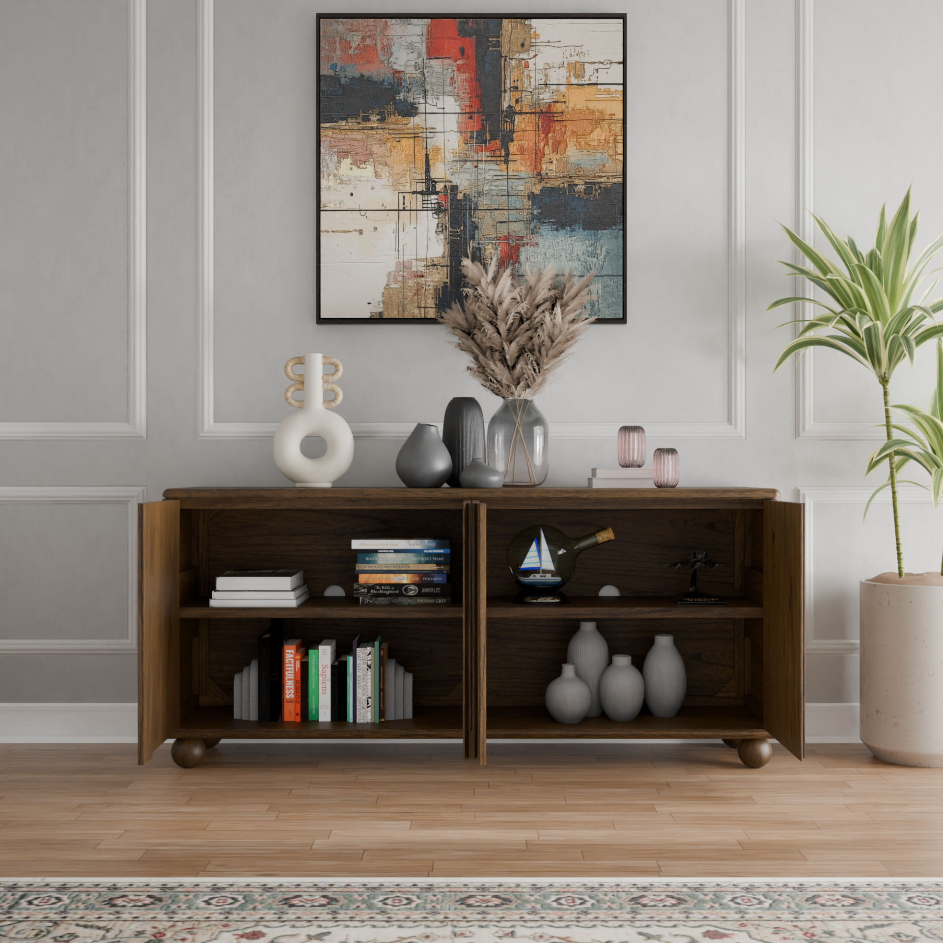 Harlyn Buffet/Sideboard 4 Doors - What A Room