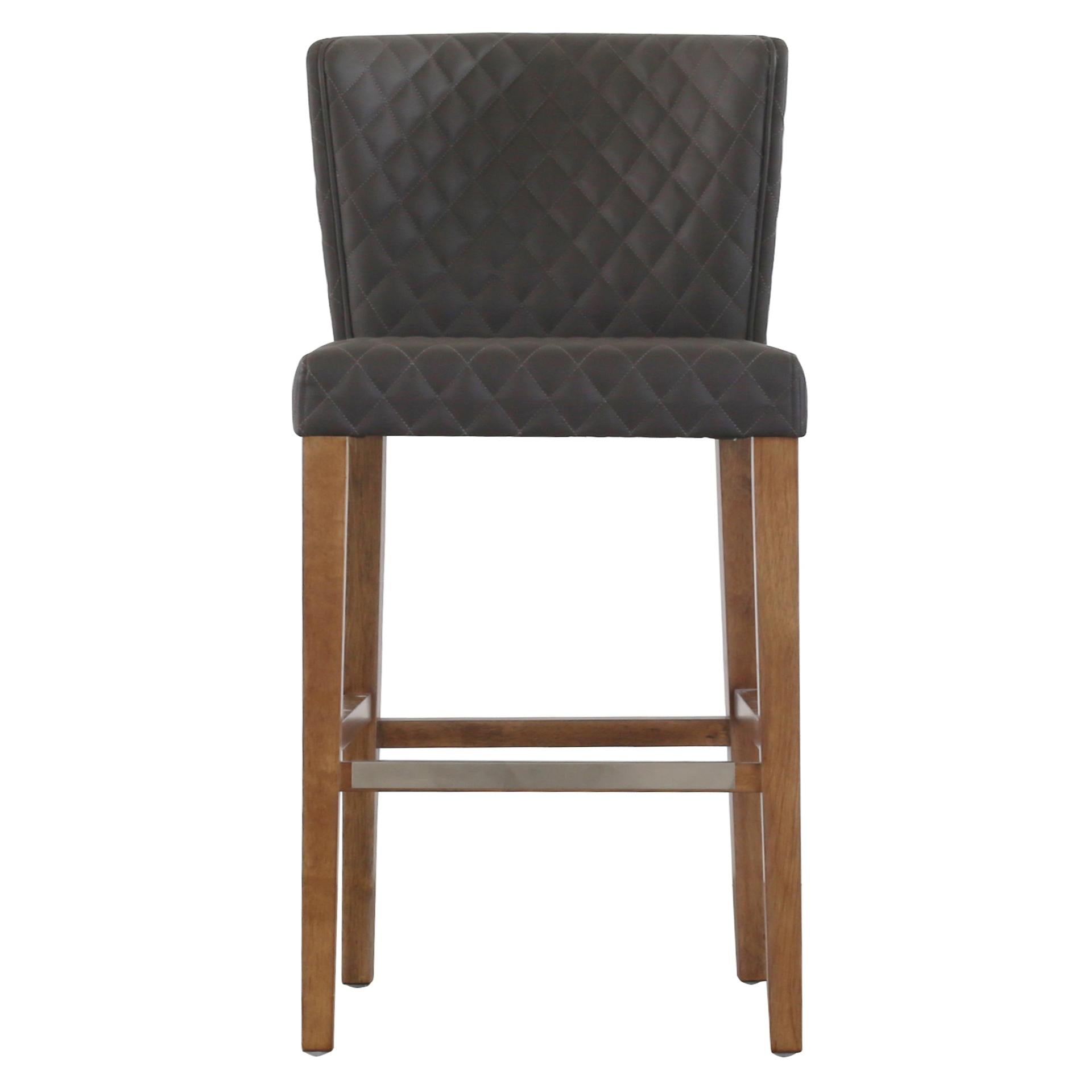 Albie Diamond Stitching Counter Stool - What A Room
