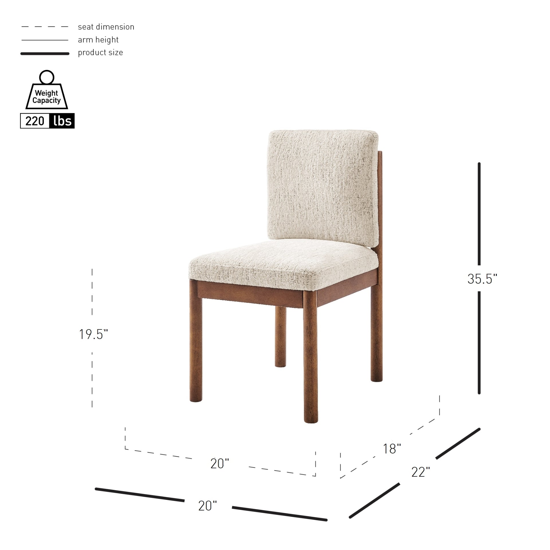 Melvin Chenille Dining Side Chair (Set of 2) - What A Room