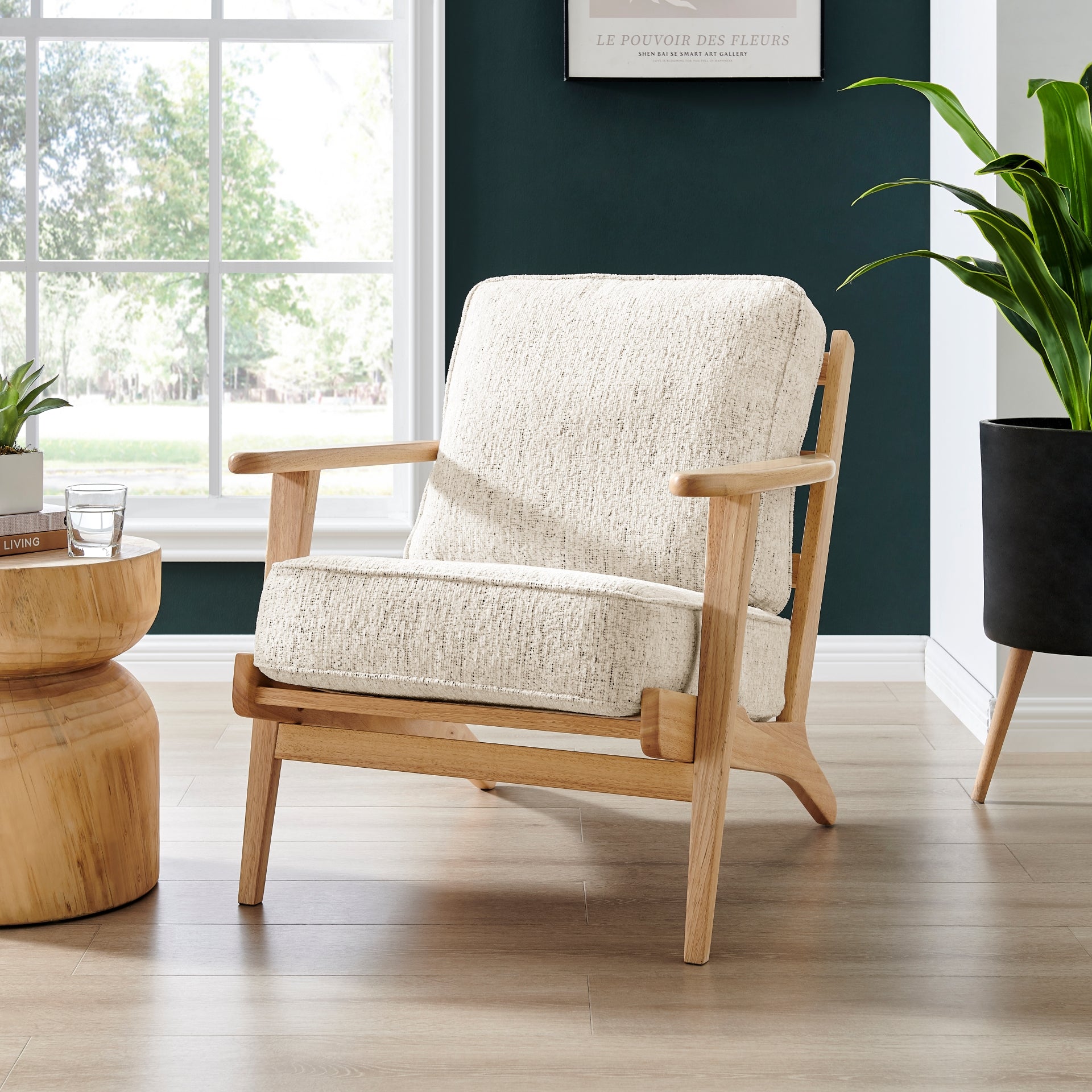 Albert Fabric Accent Arm Chair - What A Room