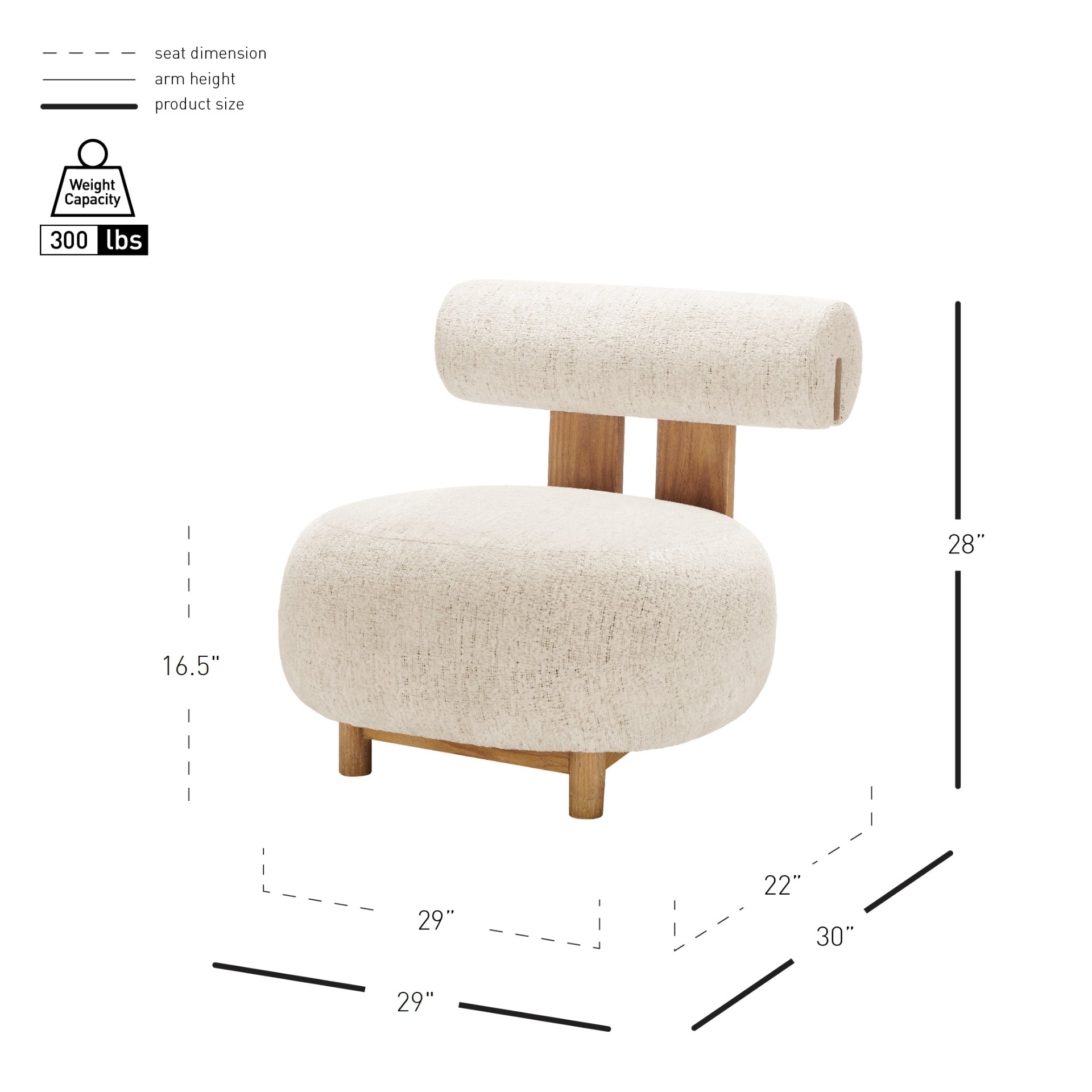 Pamela Fabric Accent Chair - What A Room