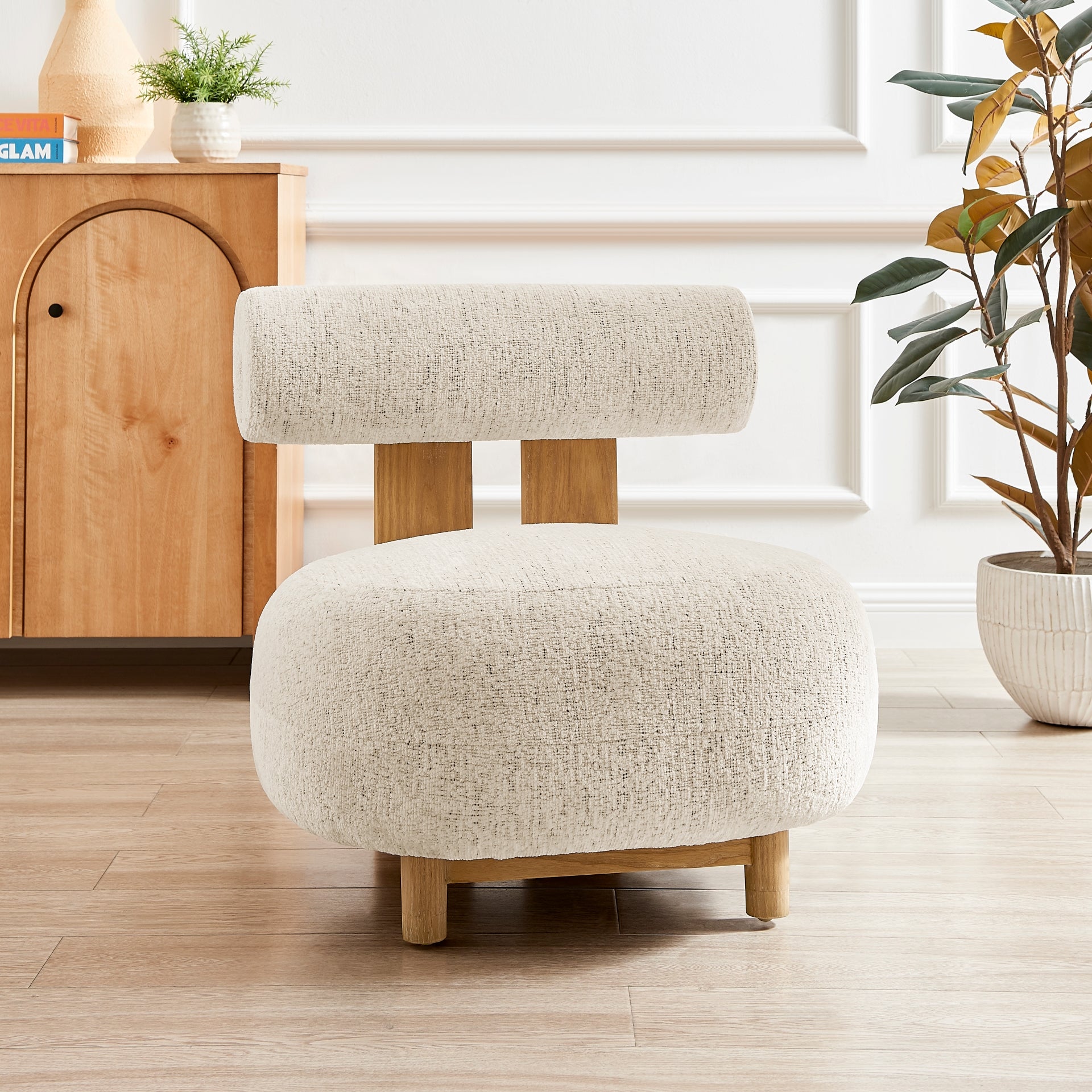 Pamela Fabric Accent Chair - What A Room