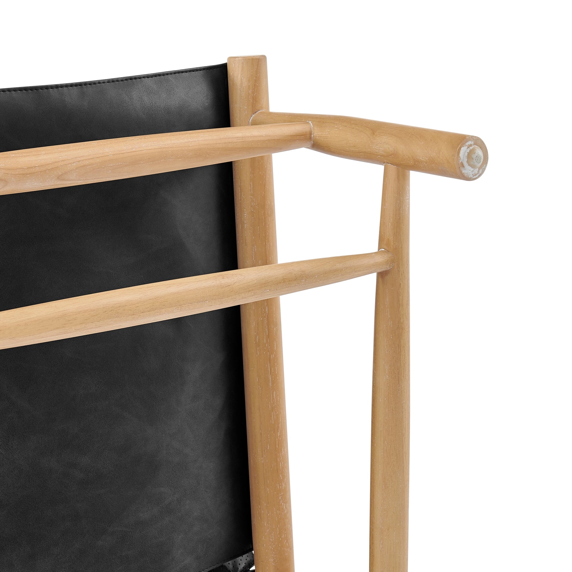 Oswald Faux Leather Tufted Accent Chair - What A Room