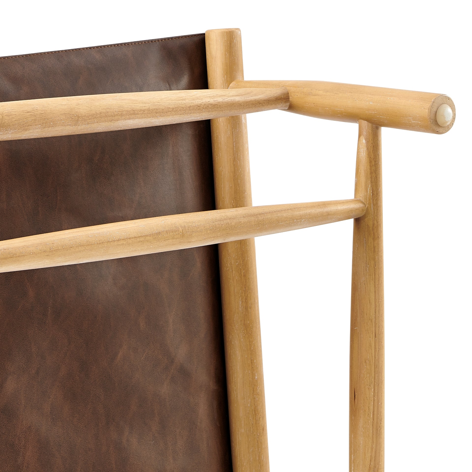 Oswald Faux Leather Tufted Accent Chair - What A Room