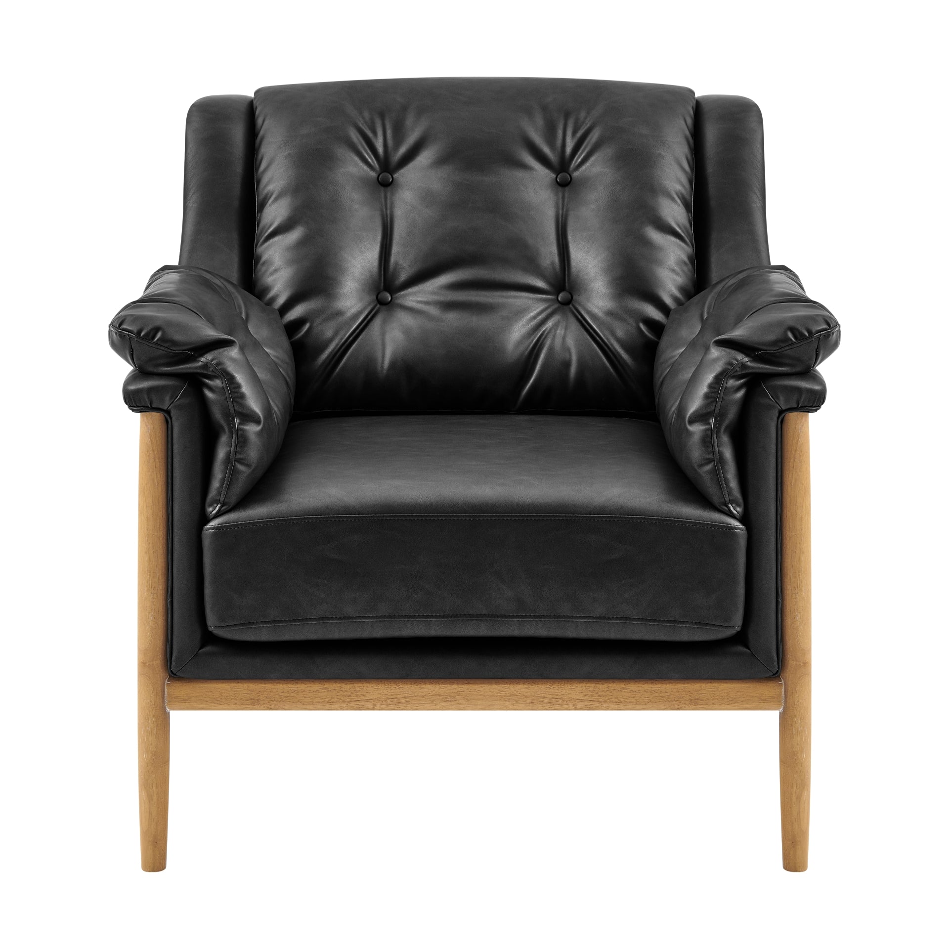 Larry Tufted Accent Arm Chair - What A Room