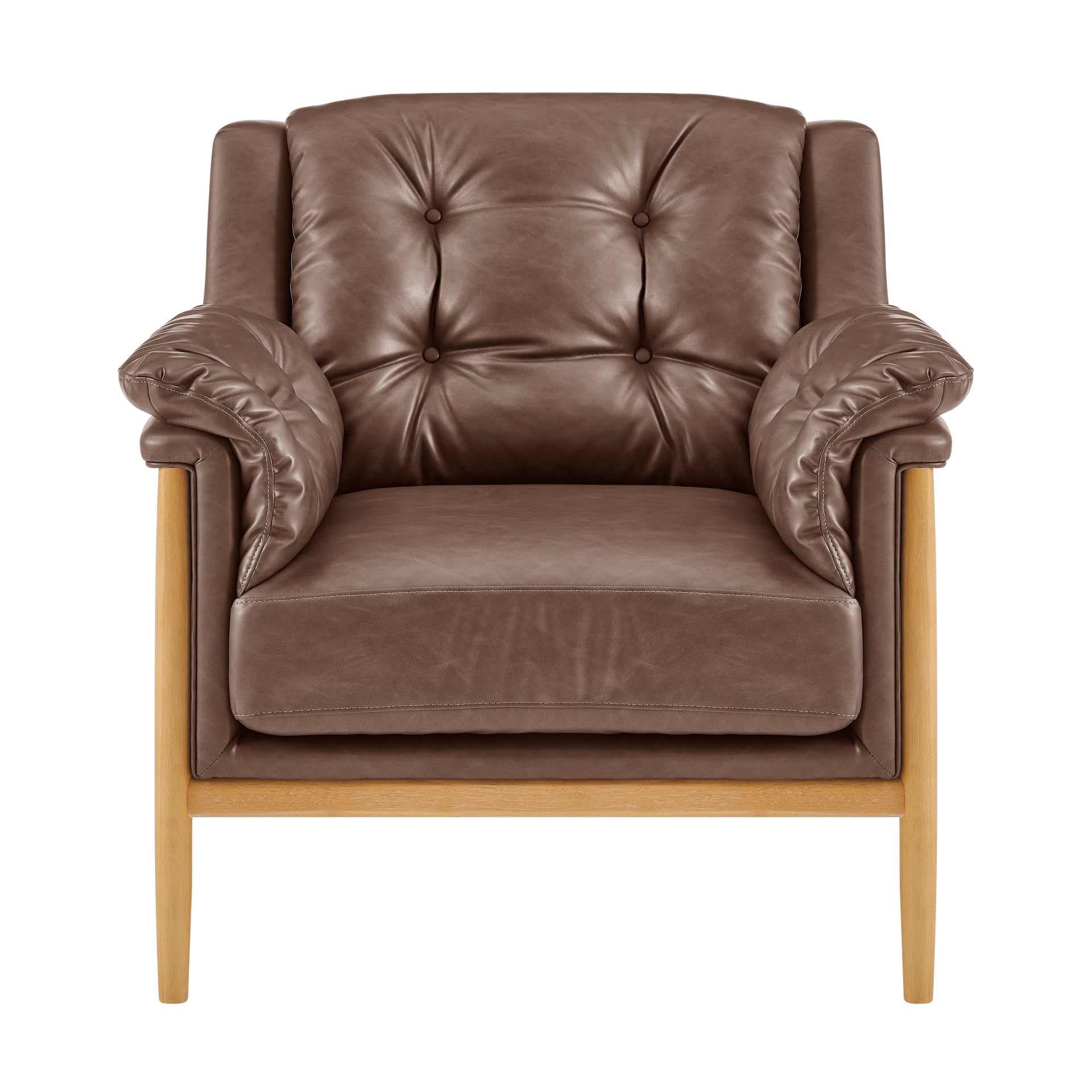 Larry Tufted Accent Arm Chair - What A Room