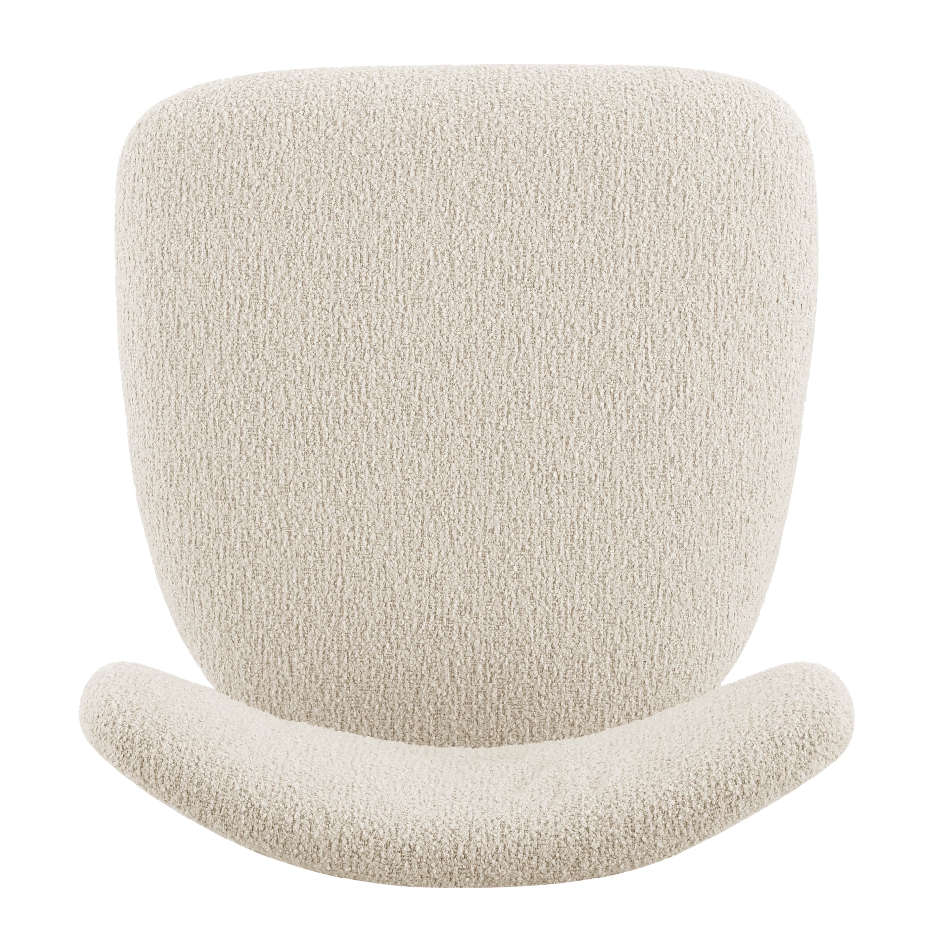 Verna Boucle Counter Stool Black Frame - What A Room