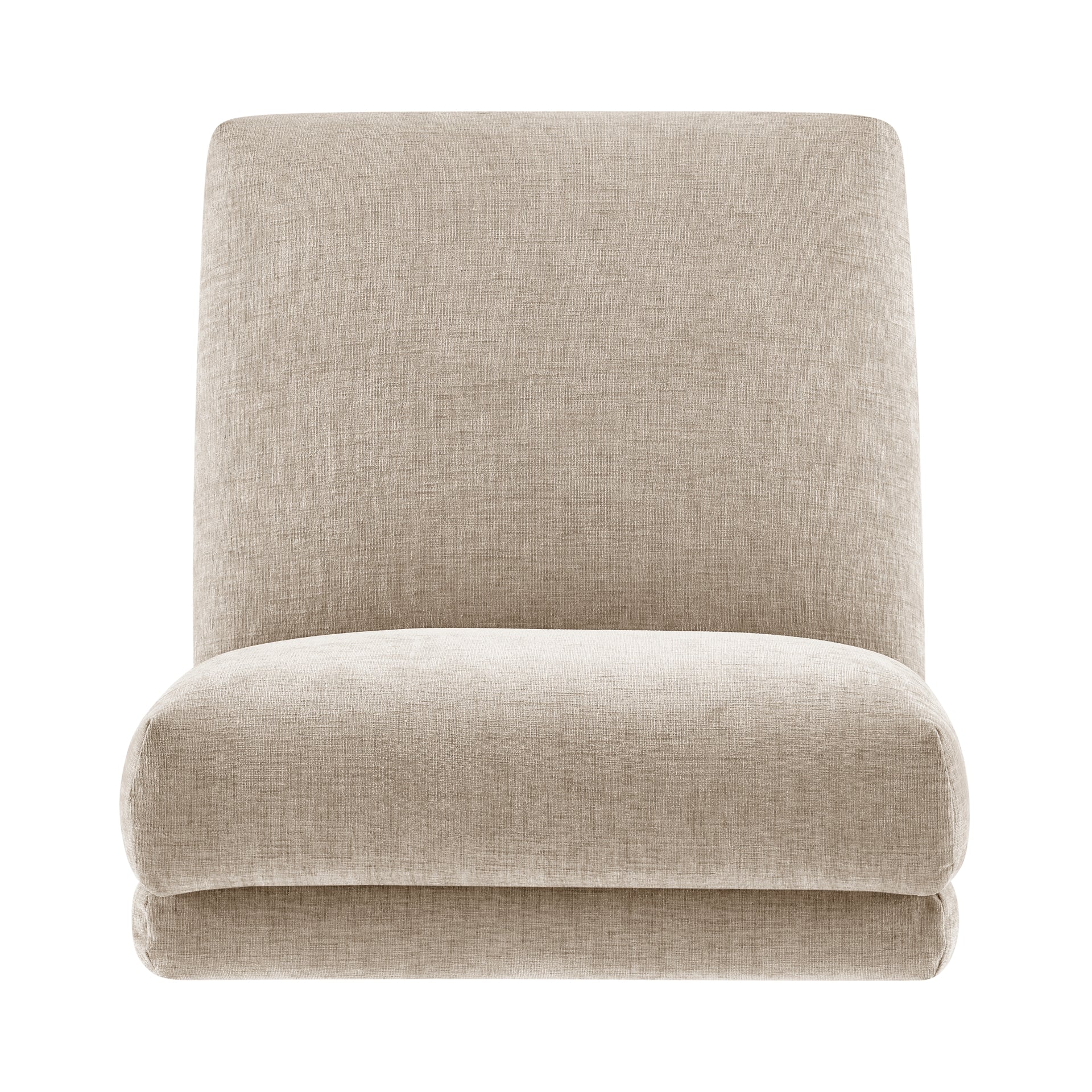 Zenda Fabric Swivel Accent Chair w/ Wooden Base - What A Room