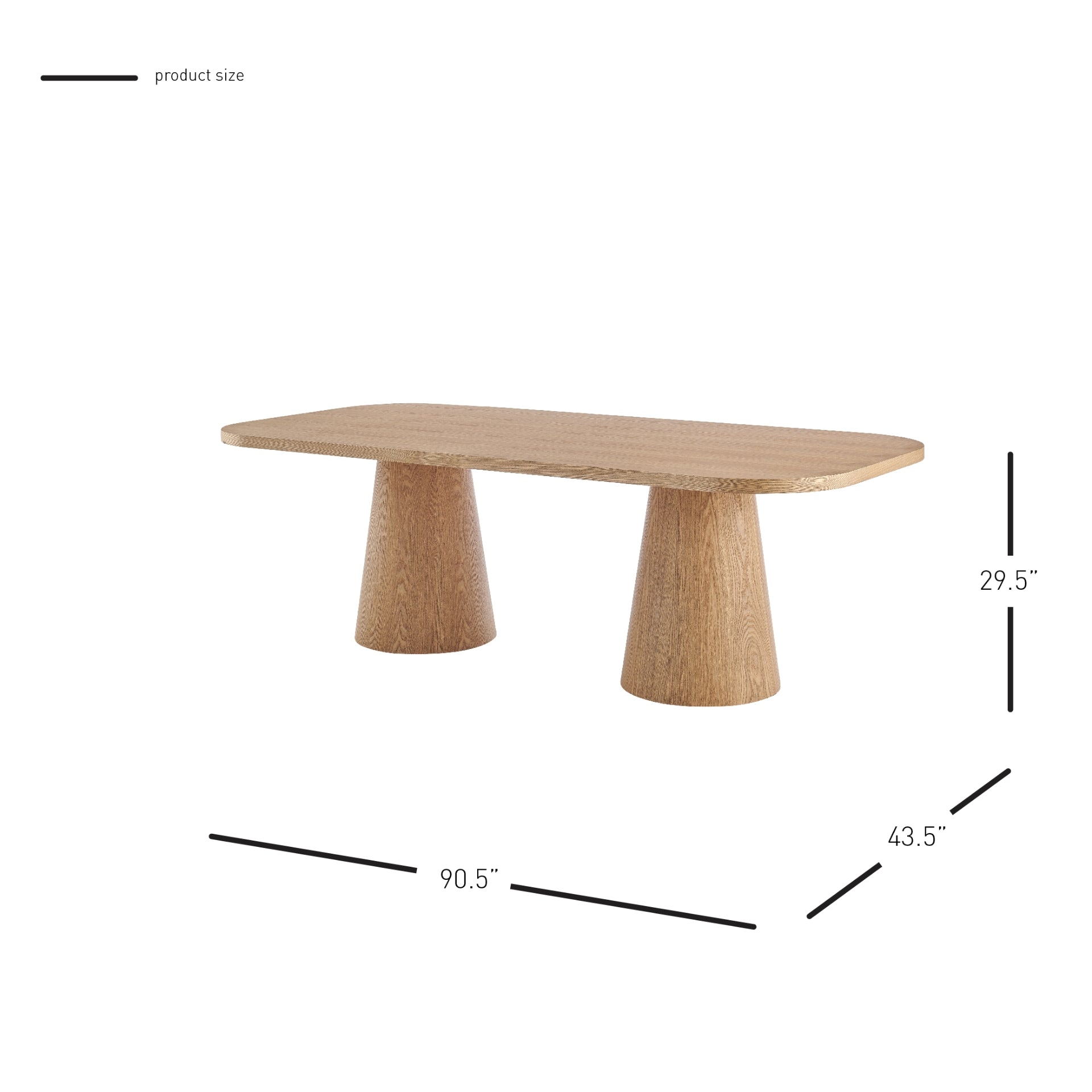 Briston 90.5" Dining Table - What A Room