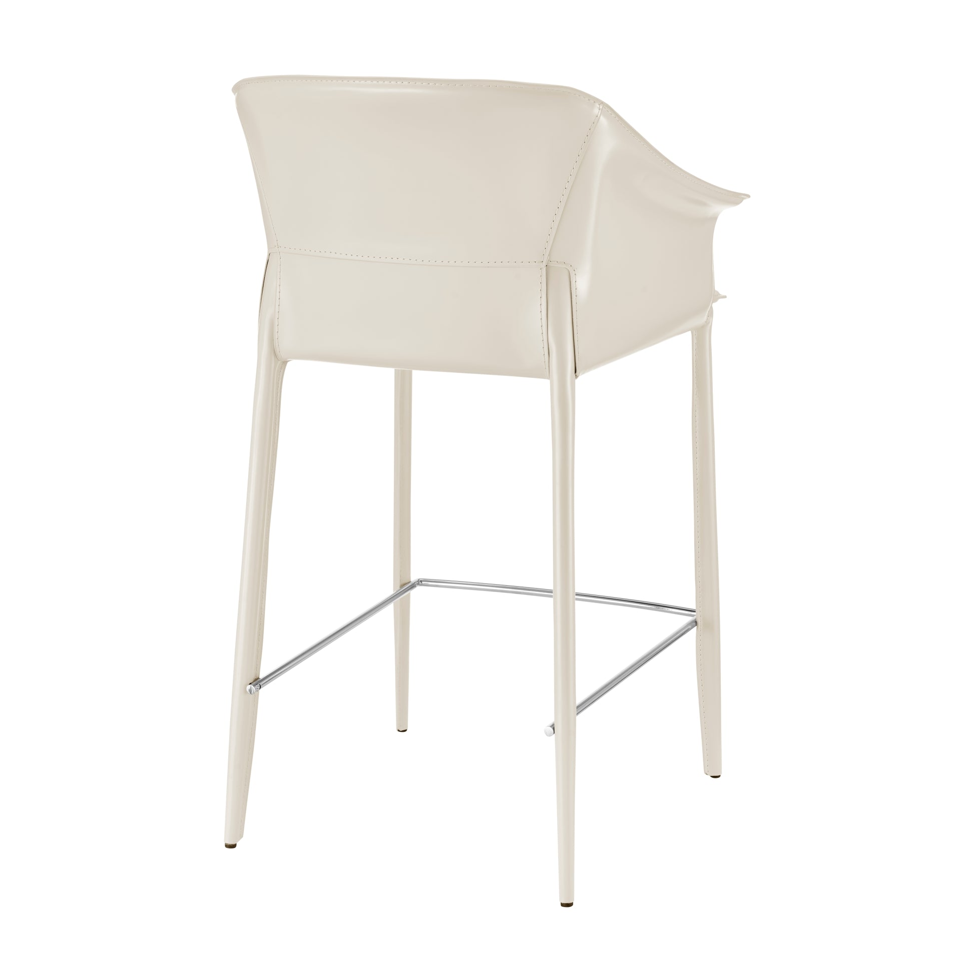 Callie Recycled Leather Counter Stool - What A Room