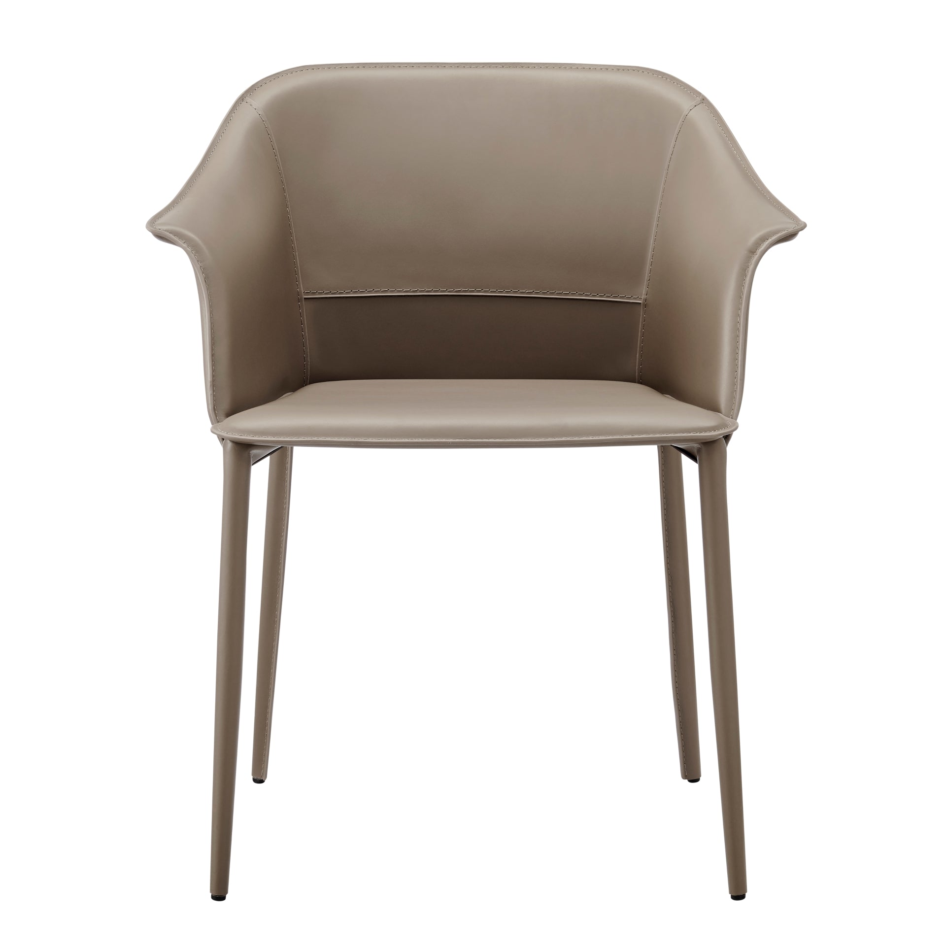 Callie Recycled Leather Dining Arm Chair - What A Room