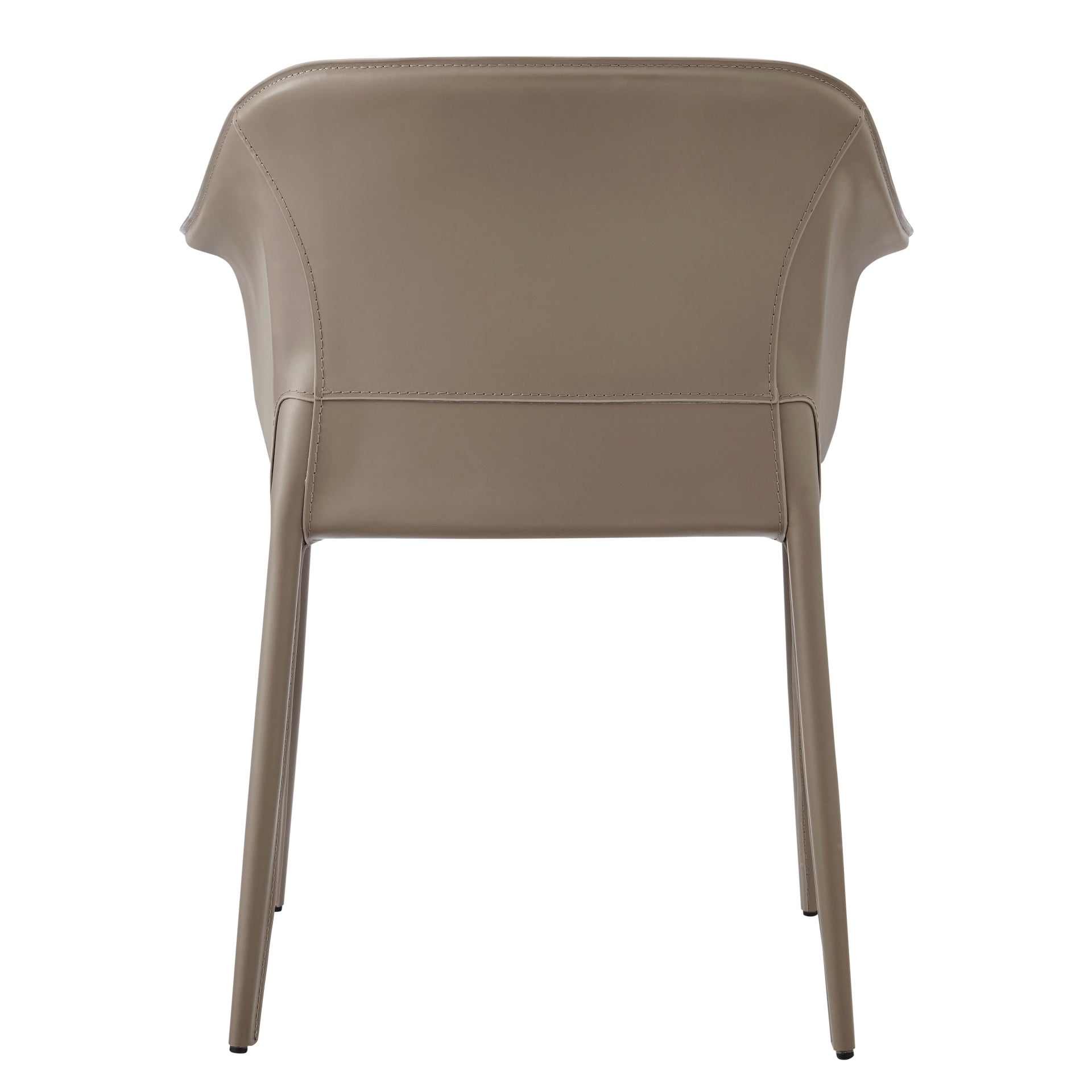 Callie Recycled Leather Dining Arm Chair - What A Room