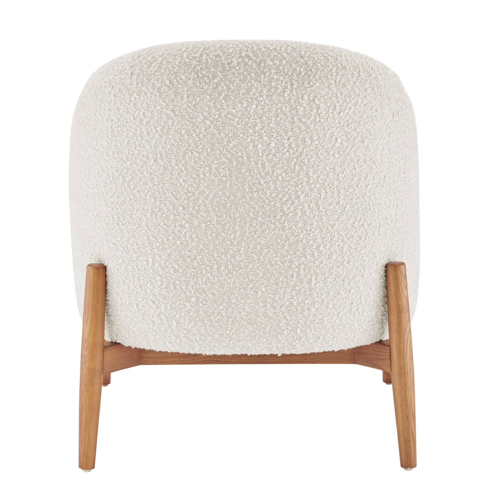 Adriana  Fabric Accent Chair Walnut Legs - What A Room